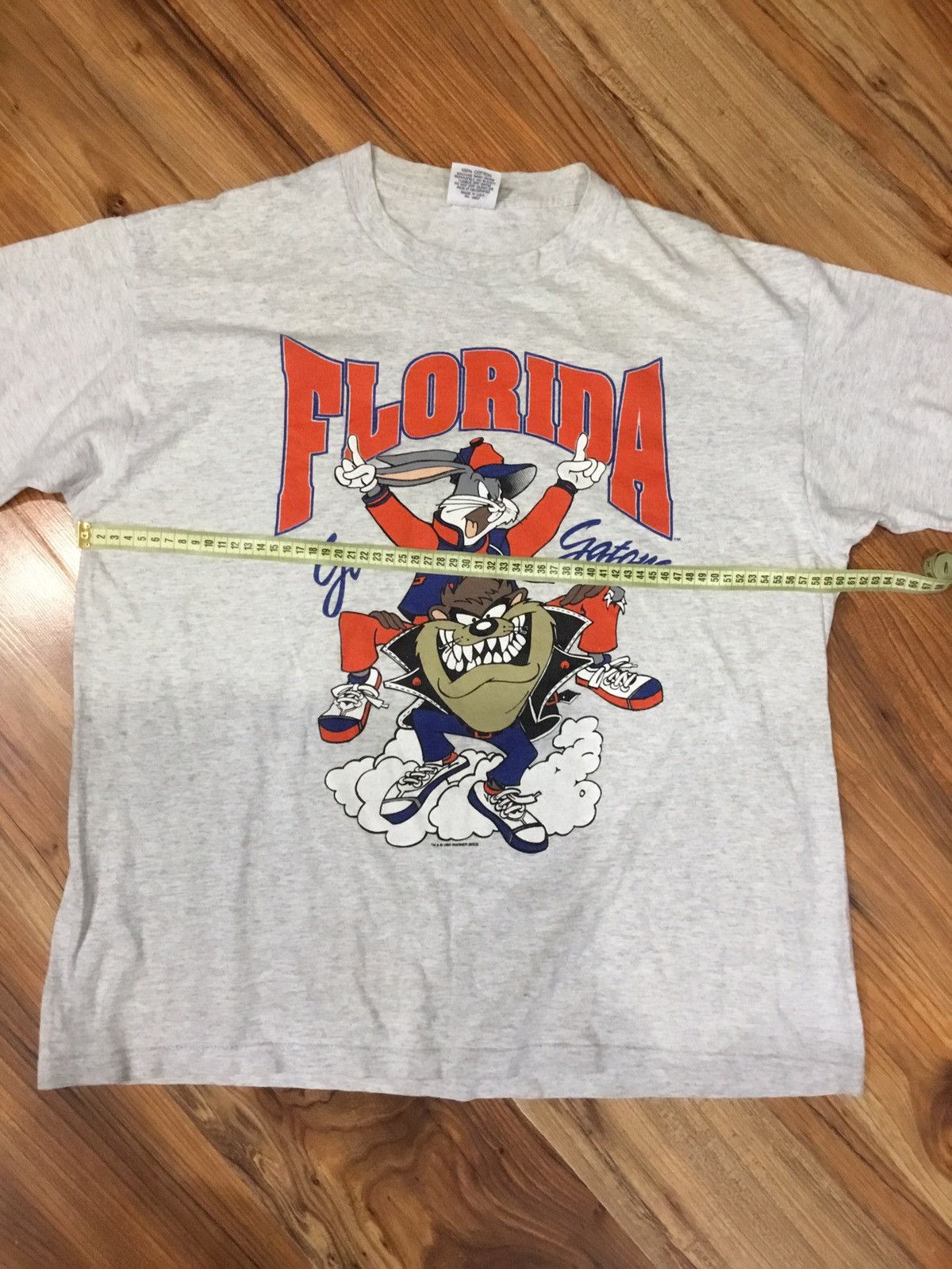 Other Vtg 1994 Looney Tunes Bugs Bunny Taz Florida Wildcats Gray Size US XL / EU 56 / 4 - 4 Thumbnail