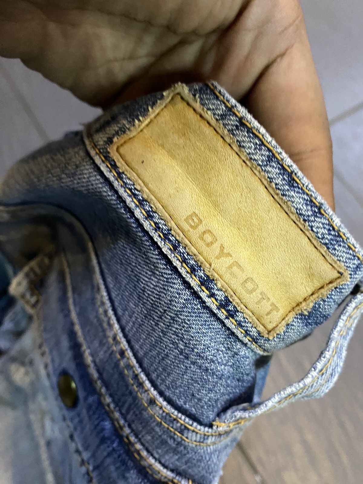 Hysteric Glamour Boycott distressed patchwork Size US 31 - 5 Thumbnail