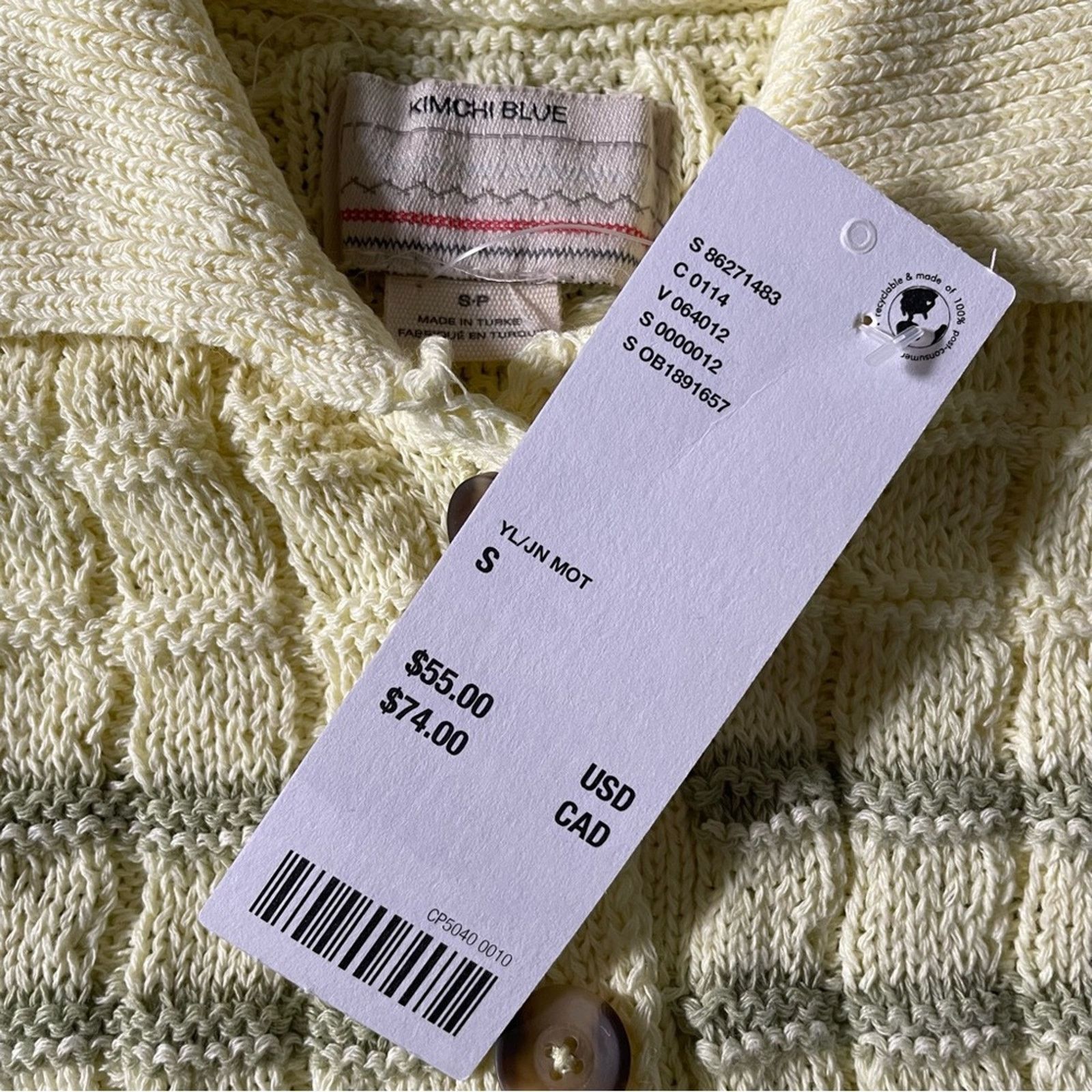 Urban Outfitters Urban Outfitters Kimchi Blue Oliver Button-Down Sweater S Size S / US 4 / IT 40 - 8 Thumbnail