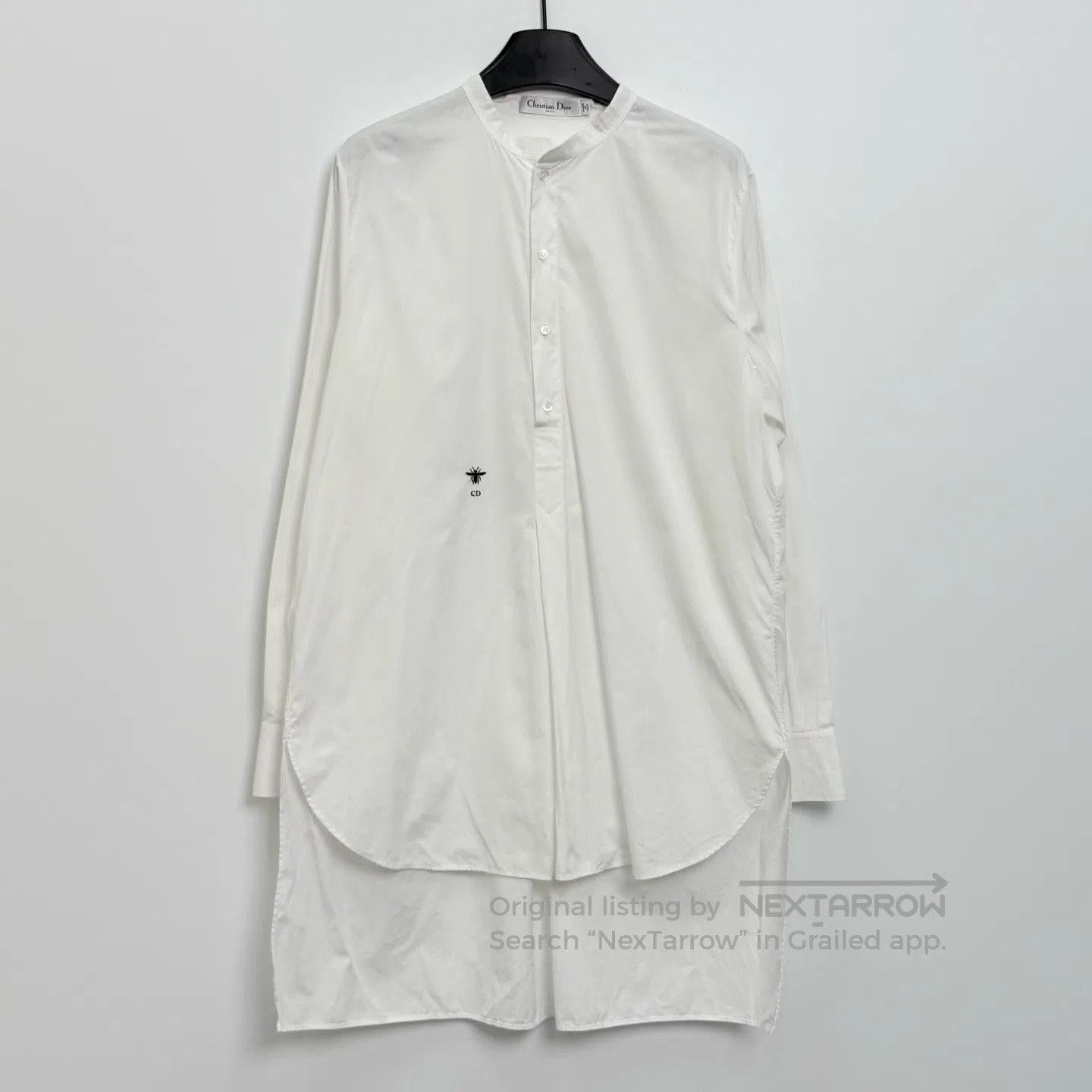 Dior Dior Bee Embroidered White Shirt| Size M / US 6-8 / IT 42-44 - 1 Thumbnail