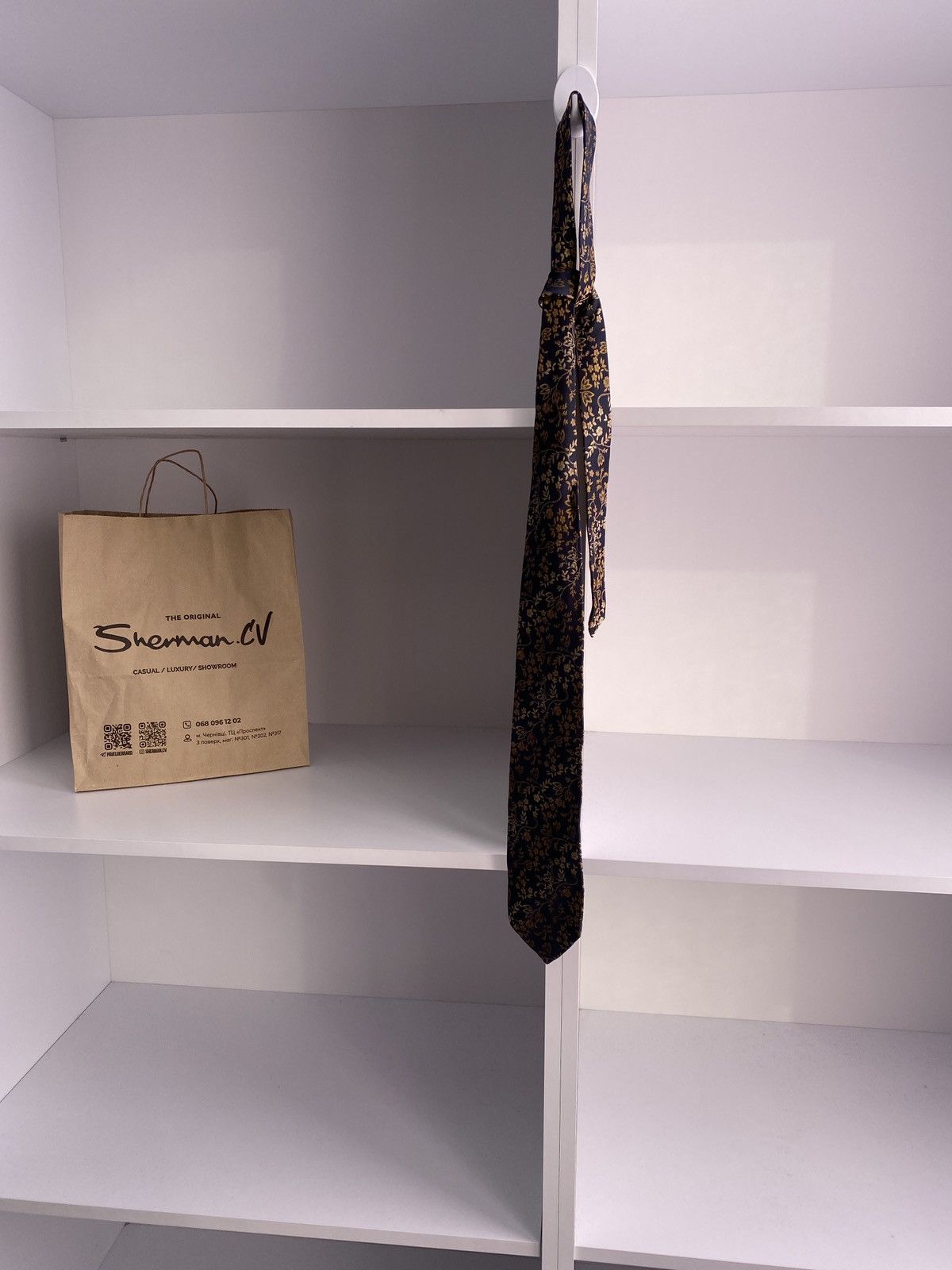 Balenciaga × Vintage Vintage Balenciaga Tie Size ONE SIZE - 2 Thumbnail