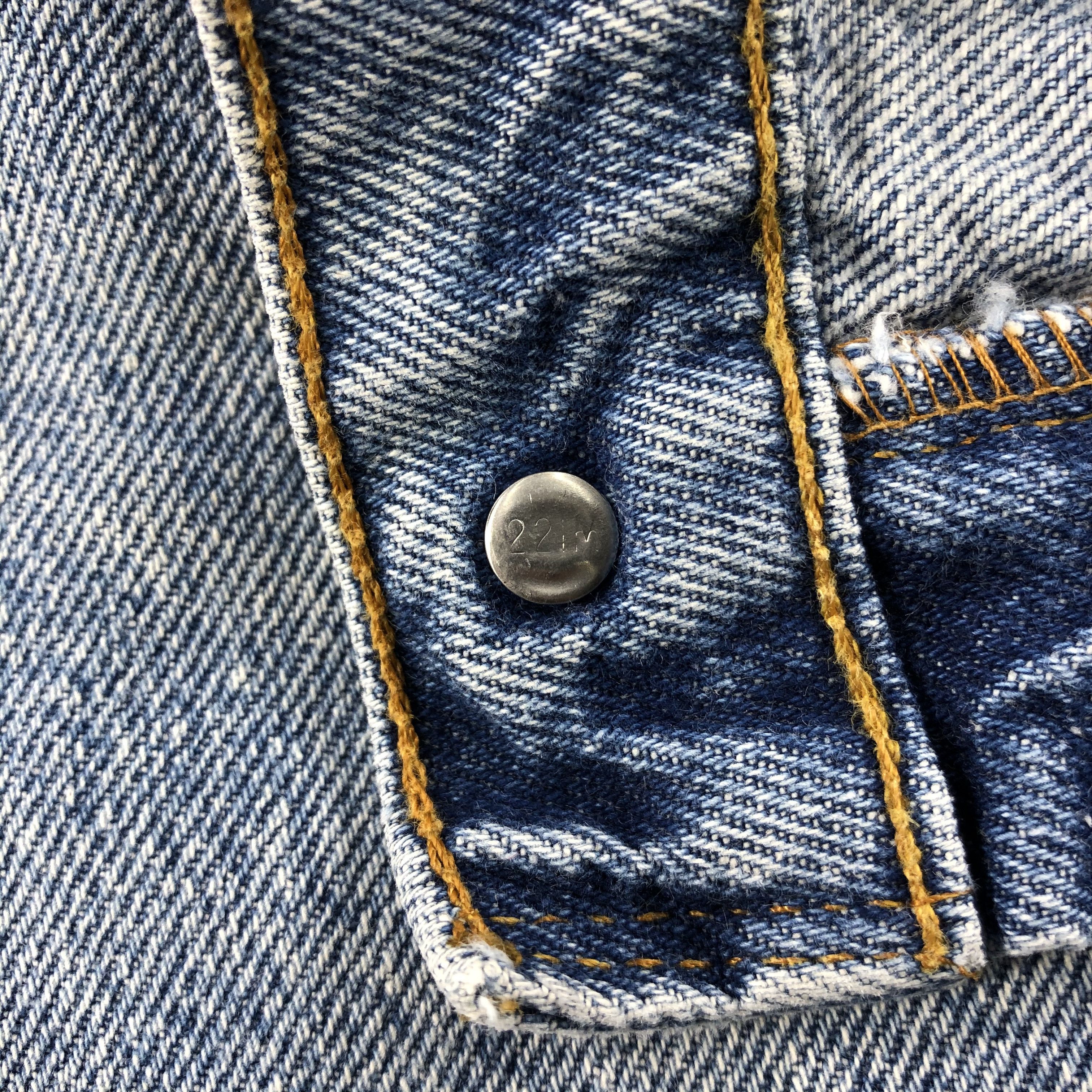 Levi's 90s Vintage Blue Wash Levis 505 Orange Tab Jeans-J1409 Size US 39 - 9 Thumbnail