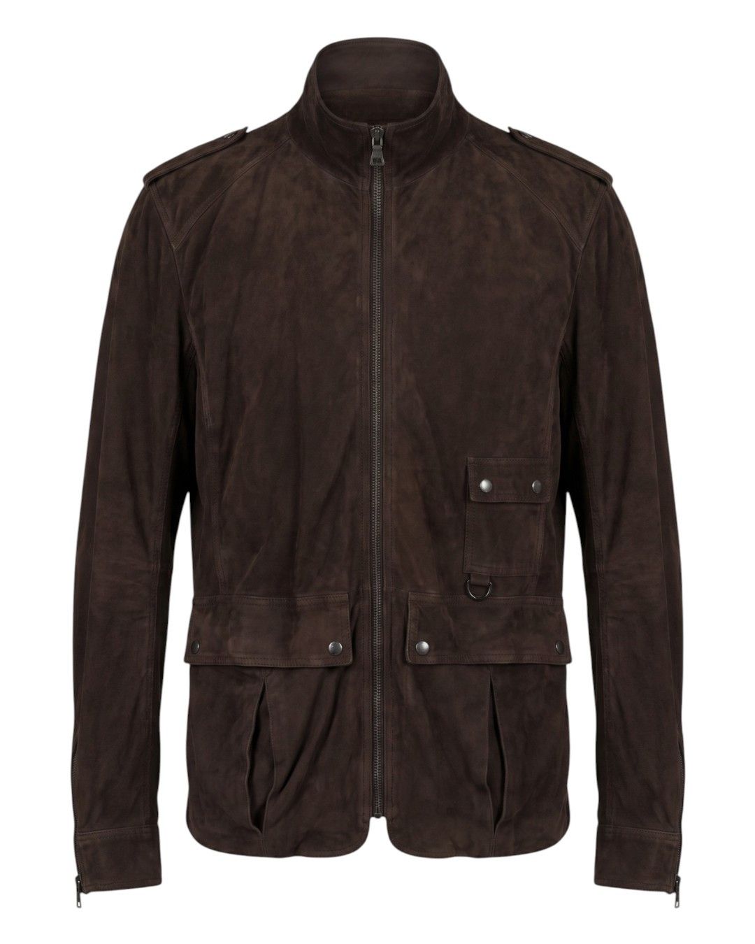 Prada SUEDE LEATHER FIELD JACKET Size US L / EU 52-54 / 3 - 1 Thumbnail