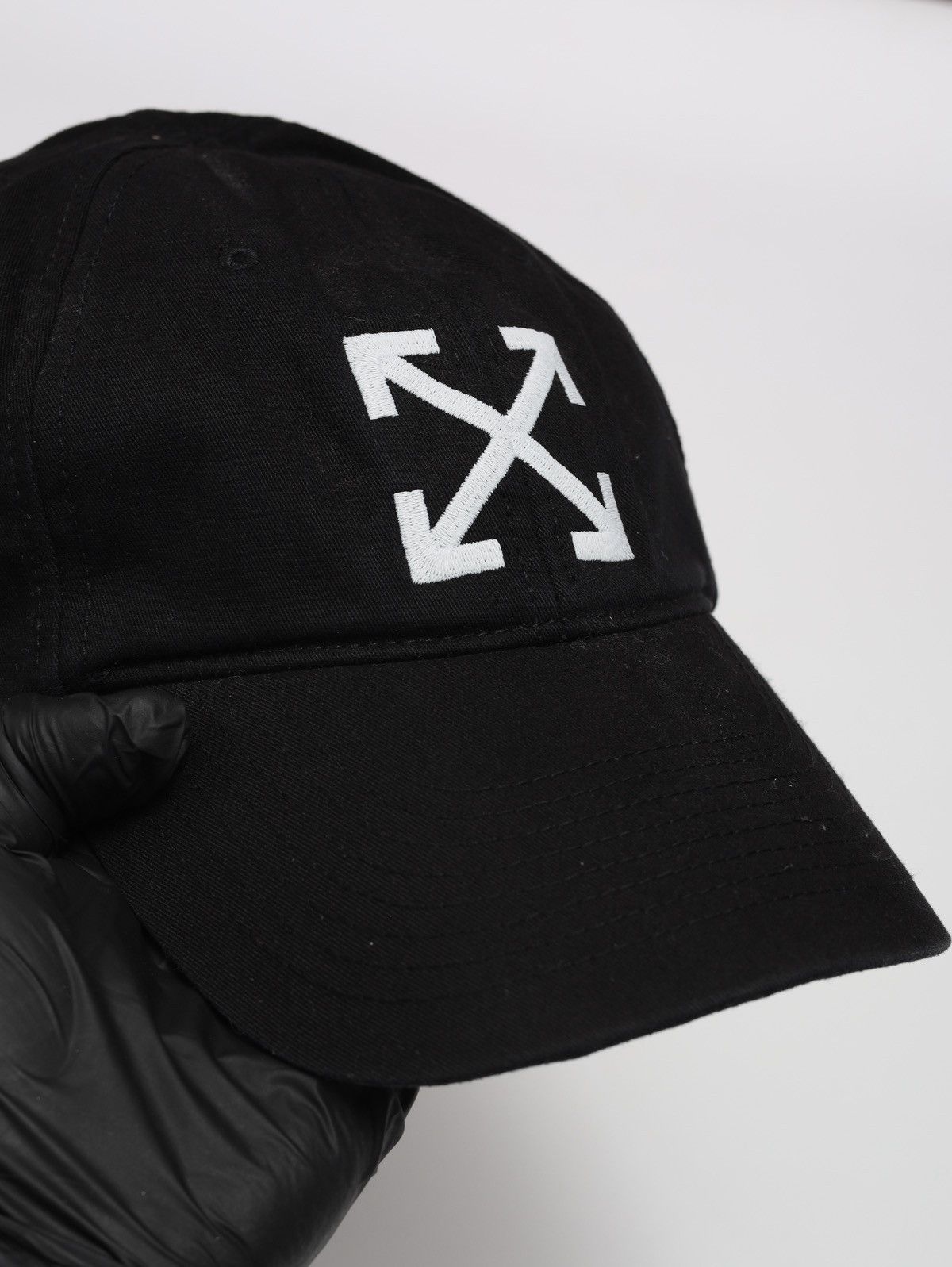 Off-White Off White Permanent Arrow Baseball Cap Black Size ONE SIZE - 8 Thumbnail