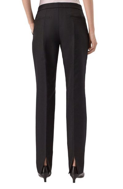 Jil Sander o1loc1c0426 Wool Trousers in Black Size 28" / US 6 / IT 42 - 4 Thumbnail