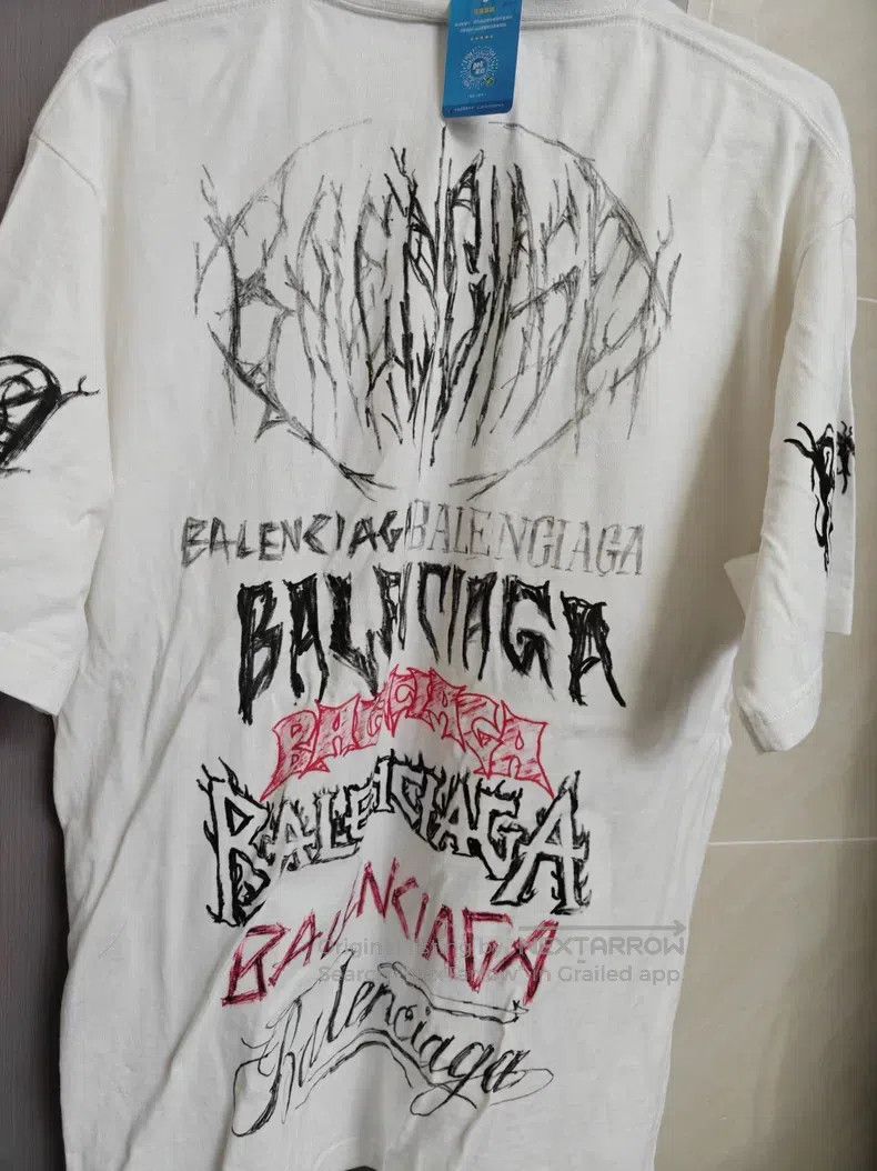 Balenciaga Balenciaga Dragon year limited edition short sleeve Size US XXS / EU 40 - 3 Thumbnail