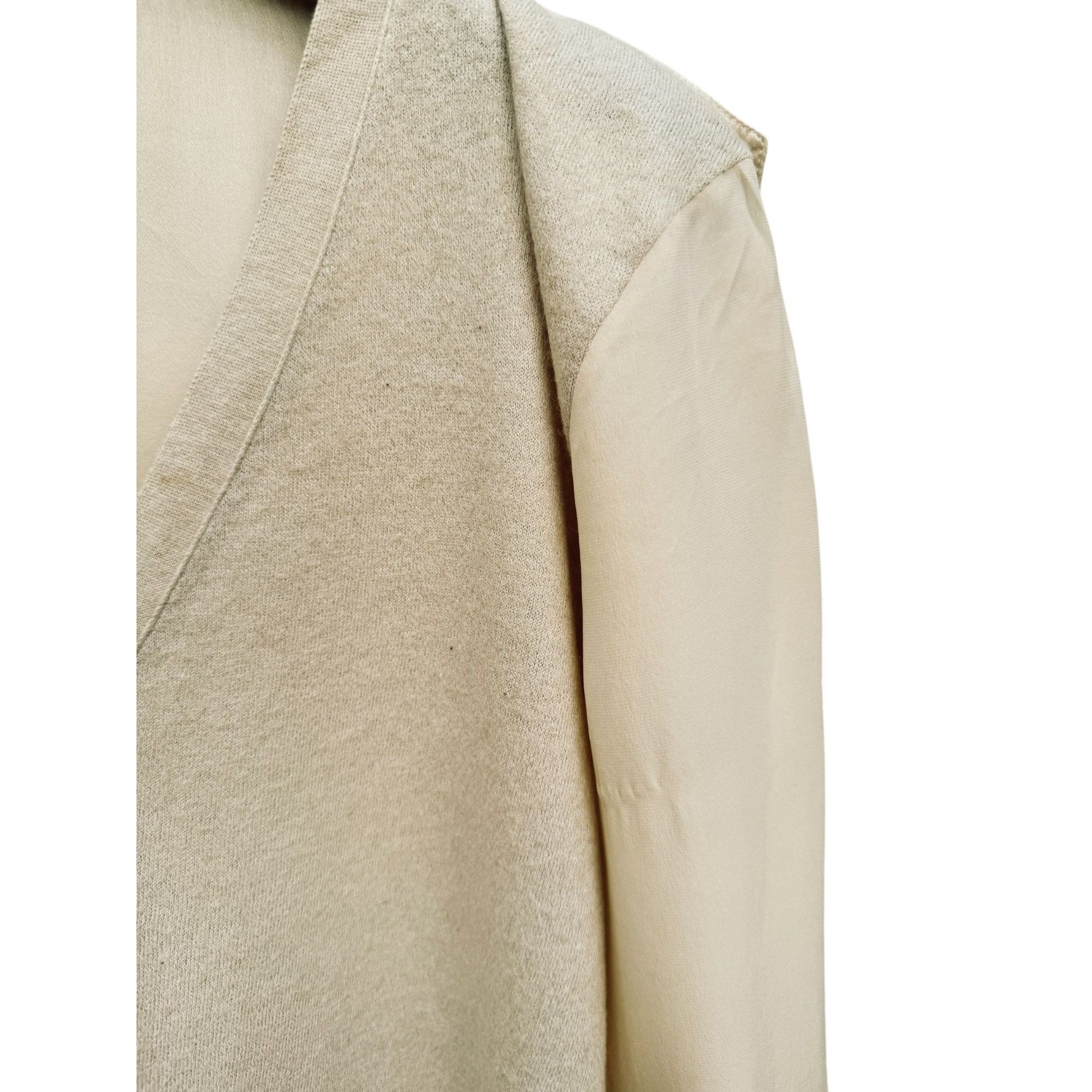 Celine Phoebe Philo SS 2010 Beige Cashmere Cotton Cardigan Size S / US 4 / IT 40 - 5 Thumbnail