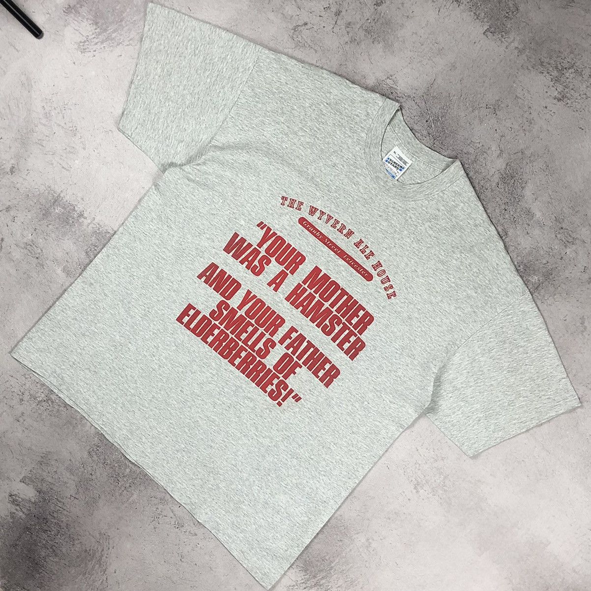 Vintage Vintage Monty Python Your Mother Was A Hamster Tee Size US XL / EU 56 / 4 - 1 Thumbnail