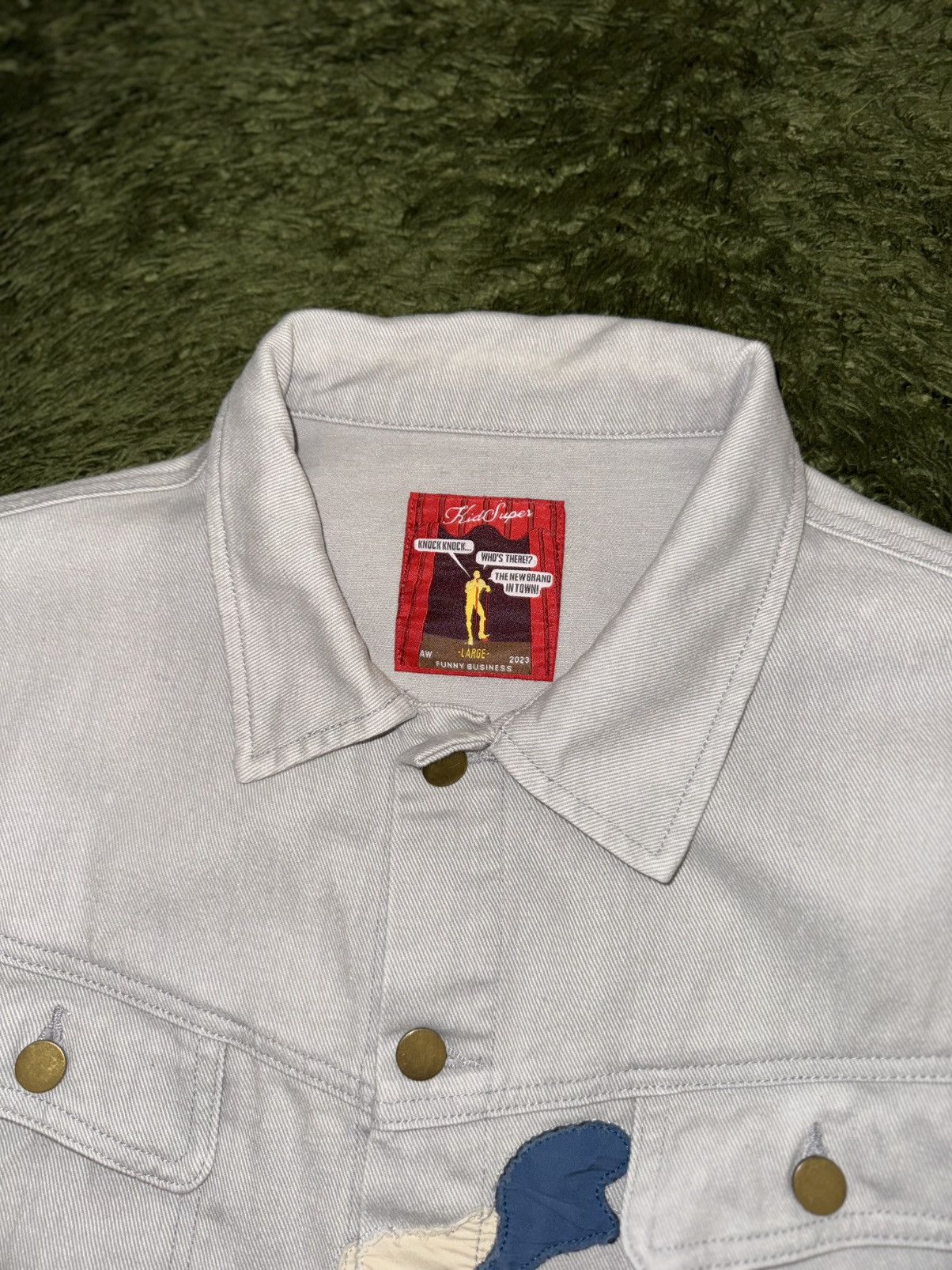 KidSuper [L] KIDSUPER Studios 23AW Embroidered Trucker Jacket Size US L / EU 52-54 / 3 - 2 Thumbnail