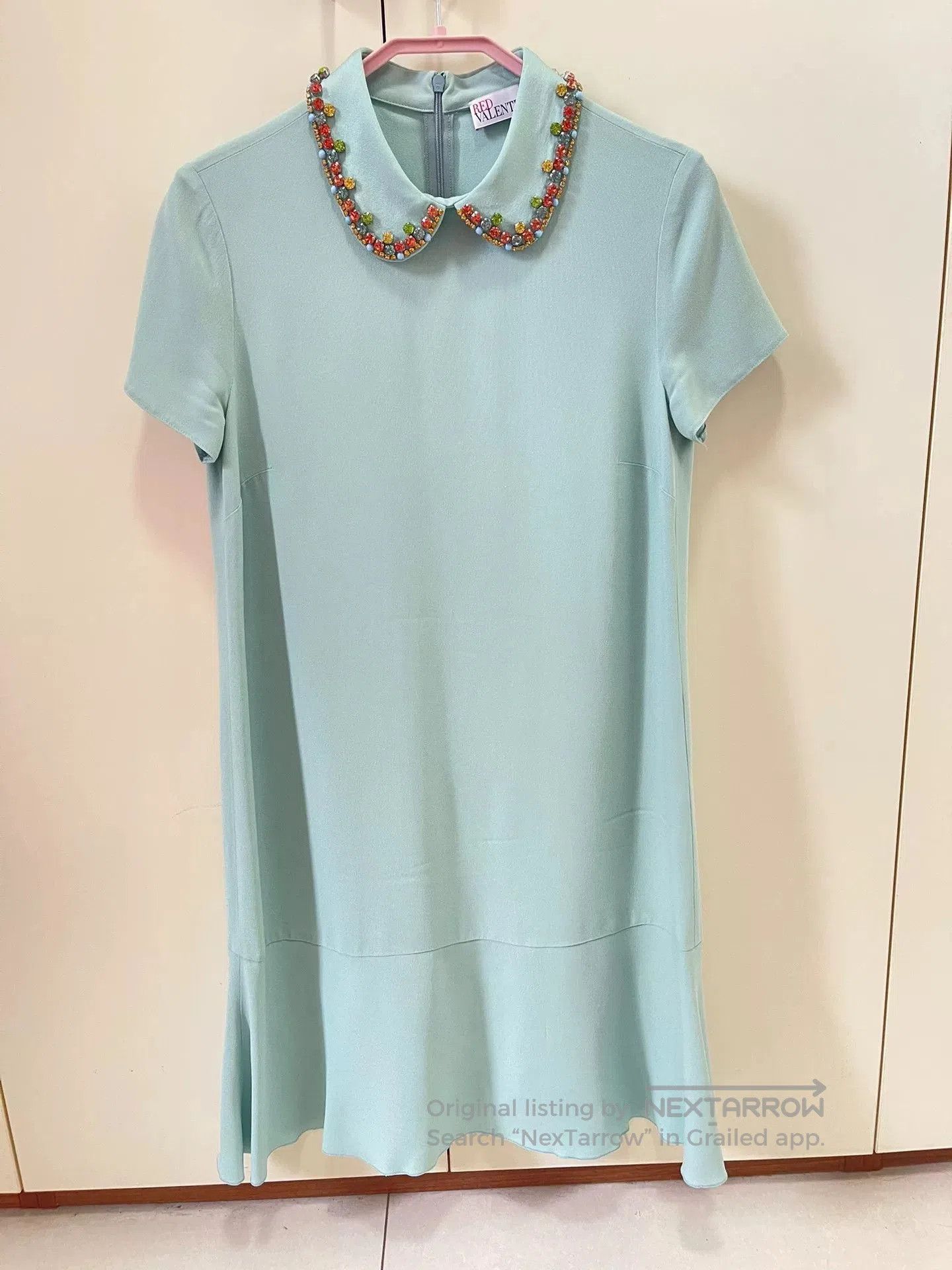 Valentino Redvalentino Collared Short Sleeve Dress. Size US S / EU 44-46 / 1 - 1 Thumbnail