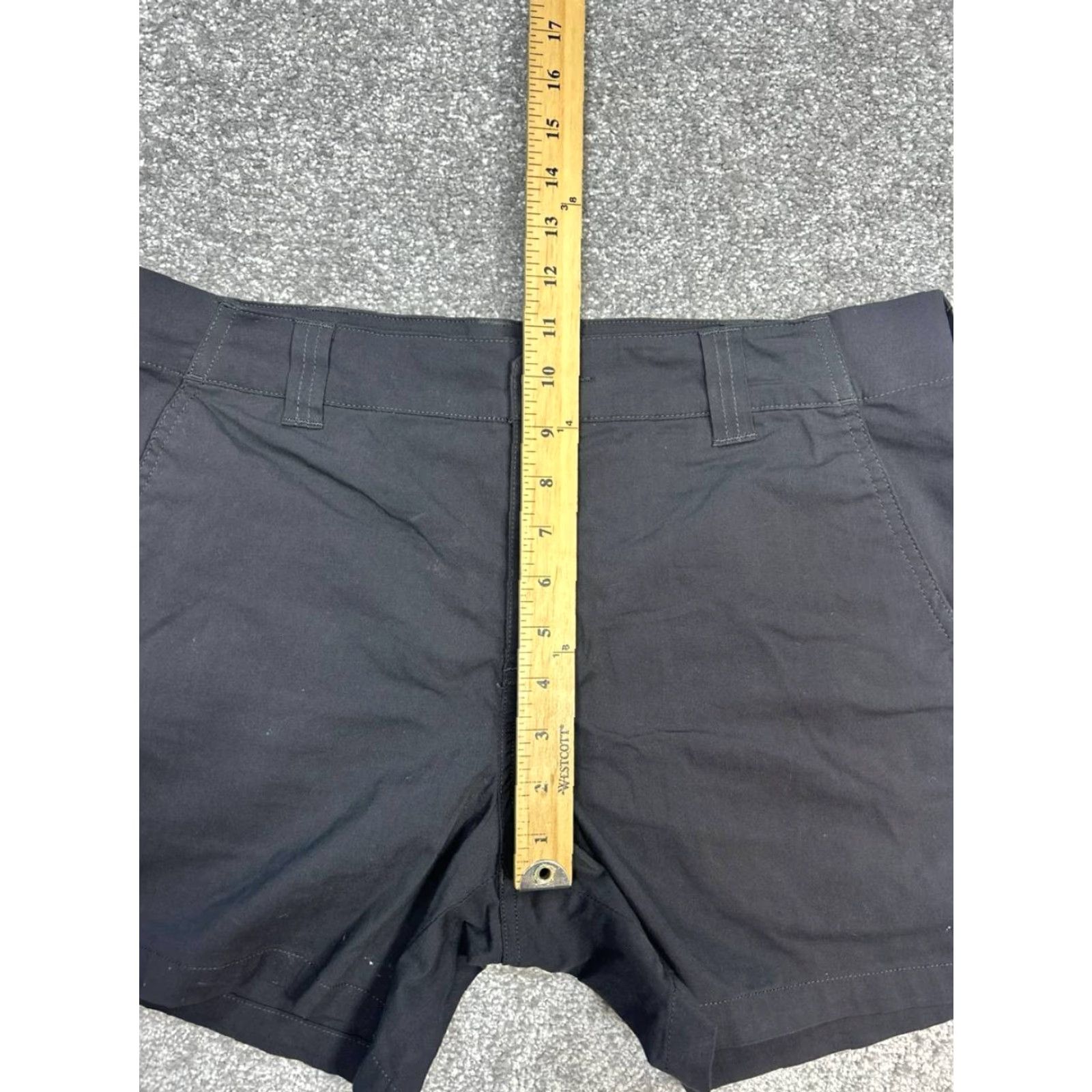 Vintage 5 11 Tactical Chino Shorts Womens 12 Black Denim Logo Cotton High Rise Hiking Size 34" / US 12 / IT 48 - 7 Thumbnail