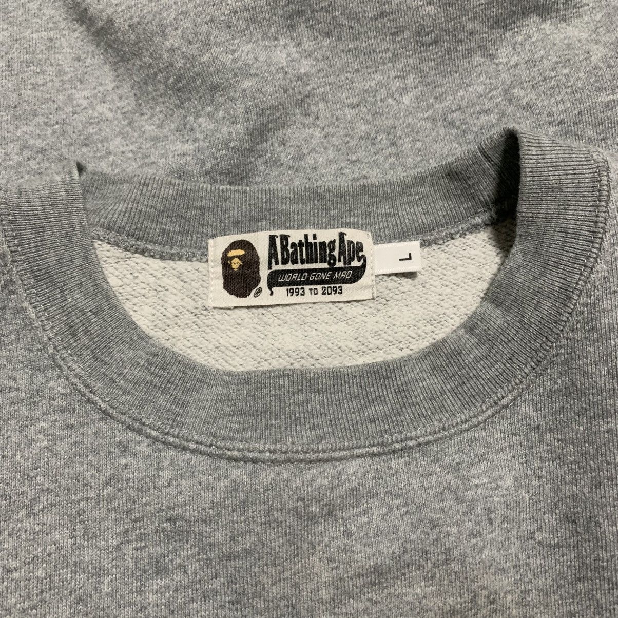 Bape Bape Large Gold By Bathing Ape Grey Sweater Sweatshirt Size US L / EU 52-54 / 3 - 7 Thumbnail