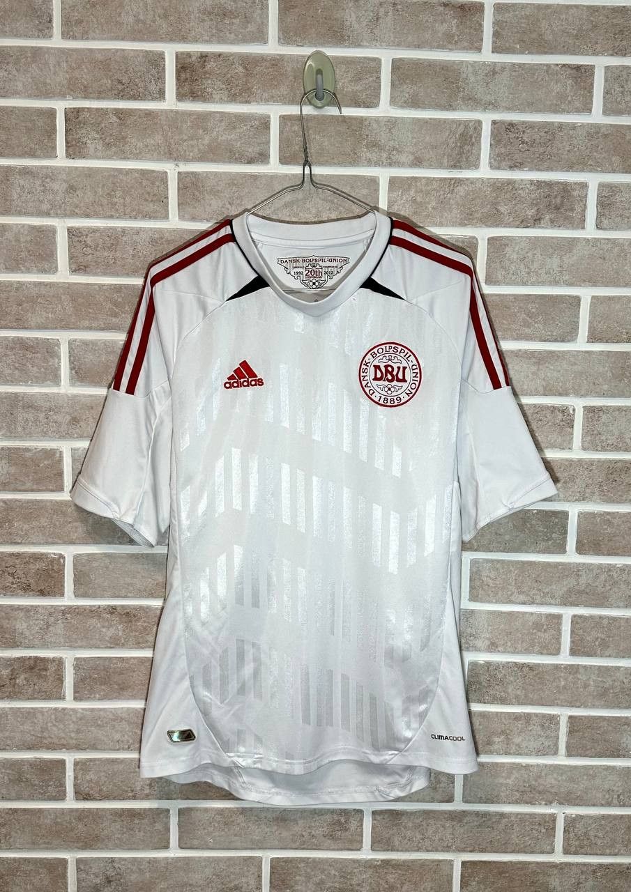 Adidas Denmark adidas 2012-13 Football Away Shirt Jersey soccer Size US M / EU 48-50 / 2 - 1 Thumbnail