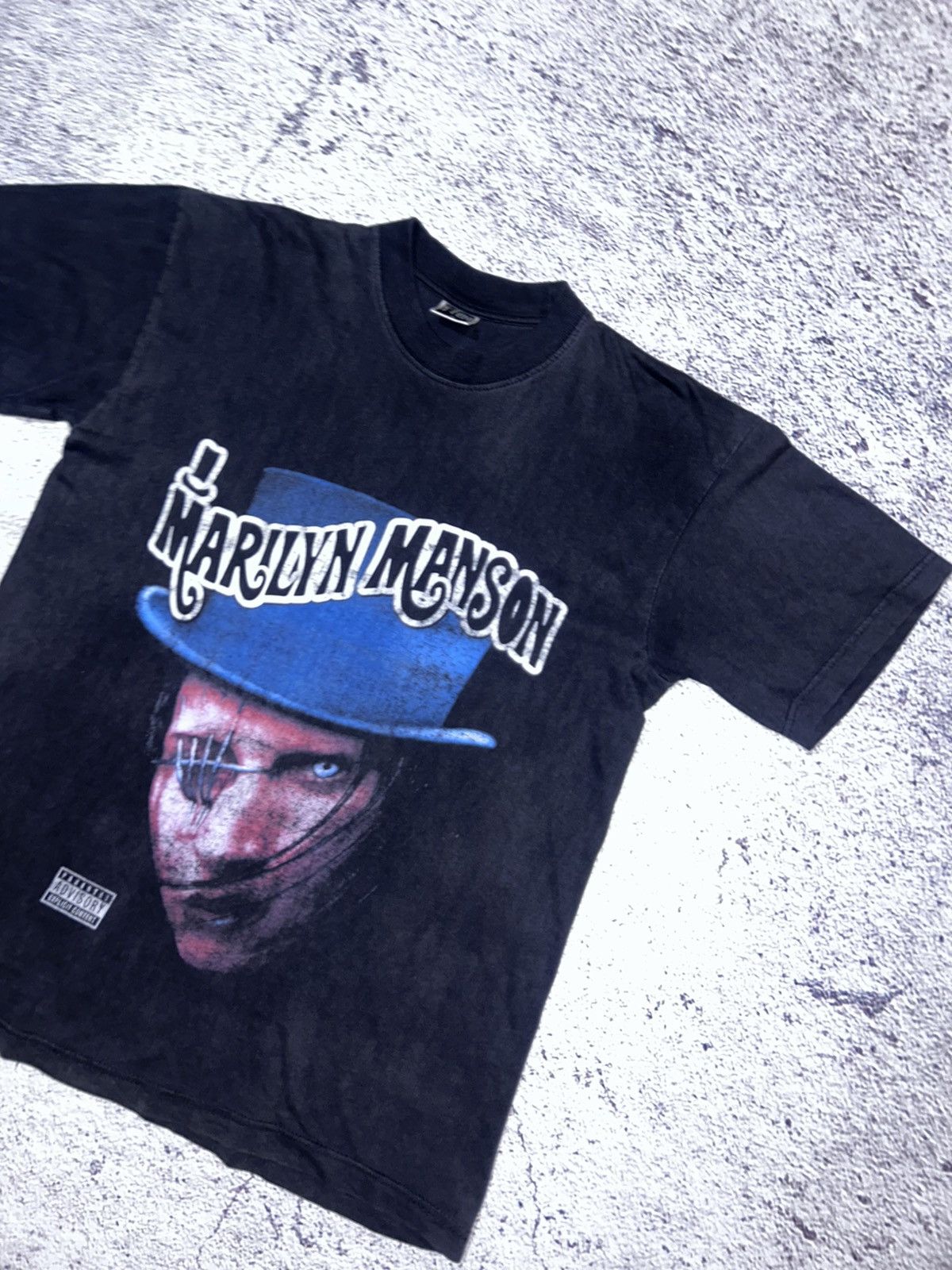 Marilyn Manson “Top Hat” Vintage T-Shirt 2000s Rock Tee