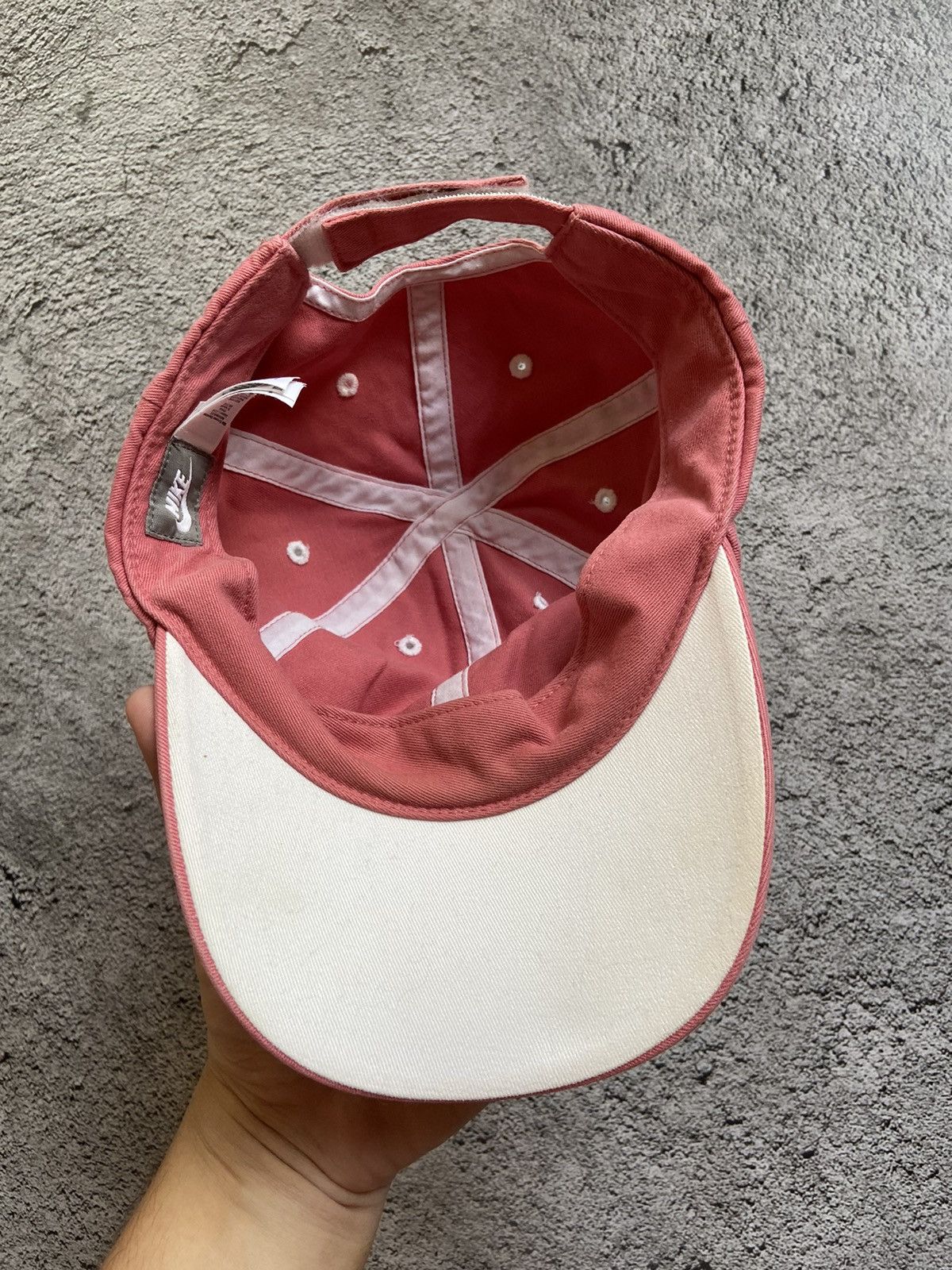 Nike × Vintage Vintage Nike Purple Faded Distressed Cap Y2K Size ONE SIZE - 9 Thumbnail