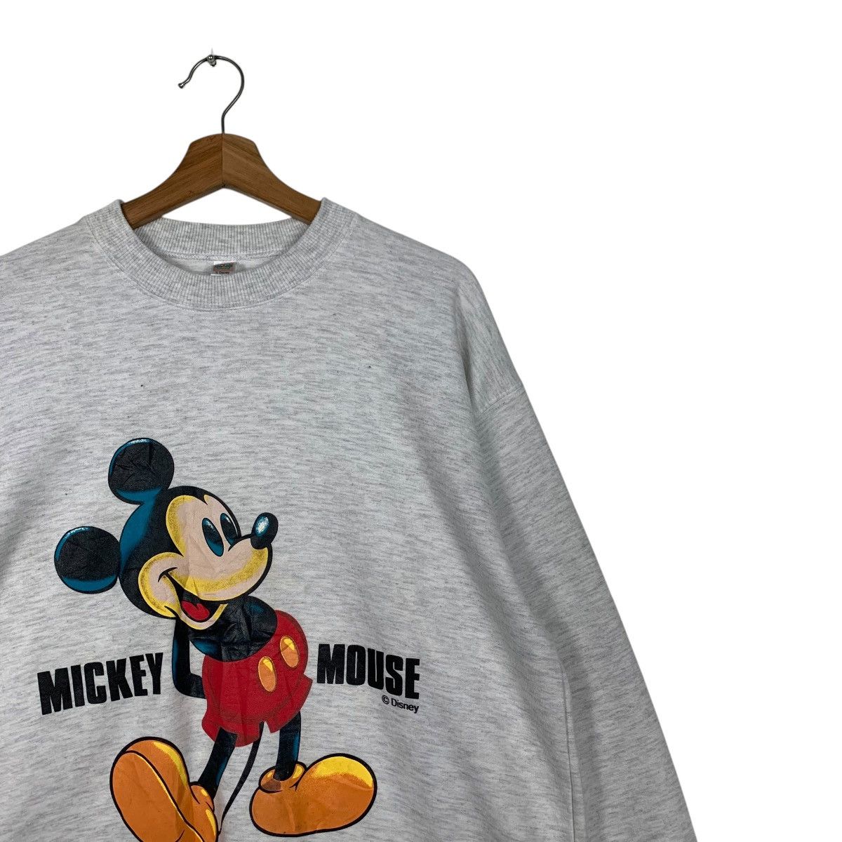 Disney DISNEY MICKEY MOUSE Graphics Printed Sweatshirt #1778-C79 Size US L / EU 52-54 / 3 - 6 Thumbnail