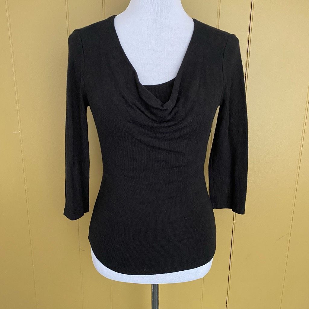 Other A Byer women S drape scoopneck lightweight sweater with 3/4 Size S / US 4 / IT 40 - 1 Thumbnail