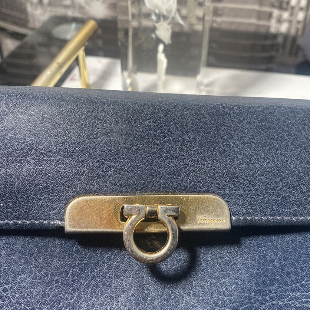 Salvatore Ferragamo Authentic 💙 Ferragamo Long Wallet Size ONE SIZE - 8 Thumbnail