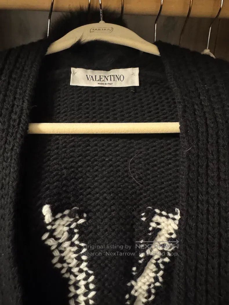 Valentino Valentino Black wool coat shawl Size XS / US 0-2 / IT 36-38 - 2 Thumbnail