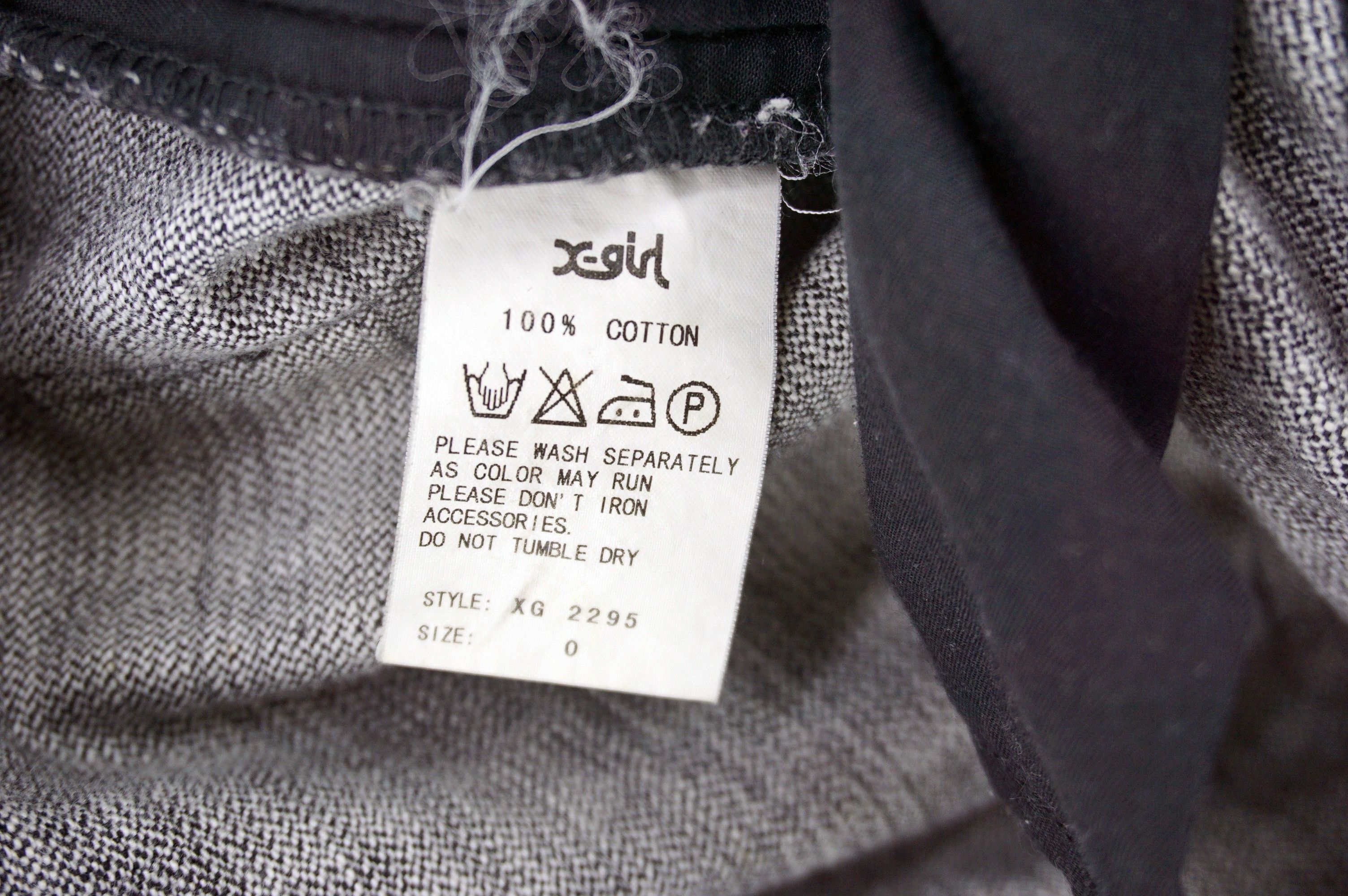 Japanese Brand X-Girl Jeans fits W29xL30 Multi Zipper Bondage Slim Denim Size 25" / US 0 / IT 36 - 7 Thumbnail