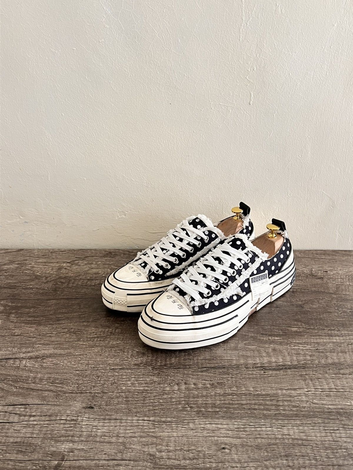 Yohji Yamamoto × xVESSEL G.O.P. Lows Black/white Chunkies Size US 8.5 / EU 41-42 - 1 Thumbnail