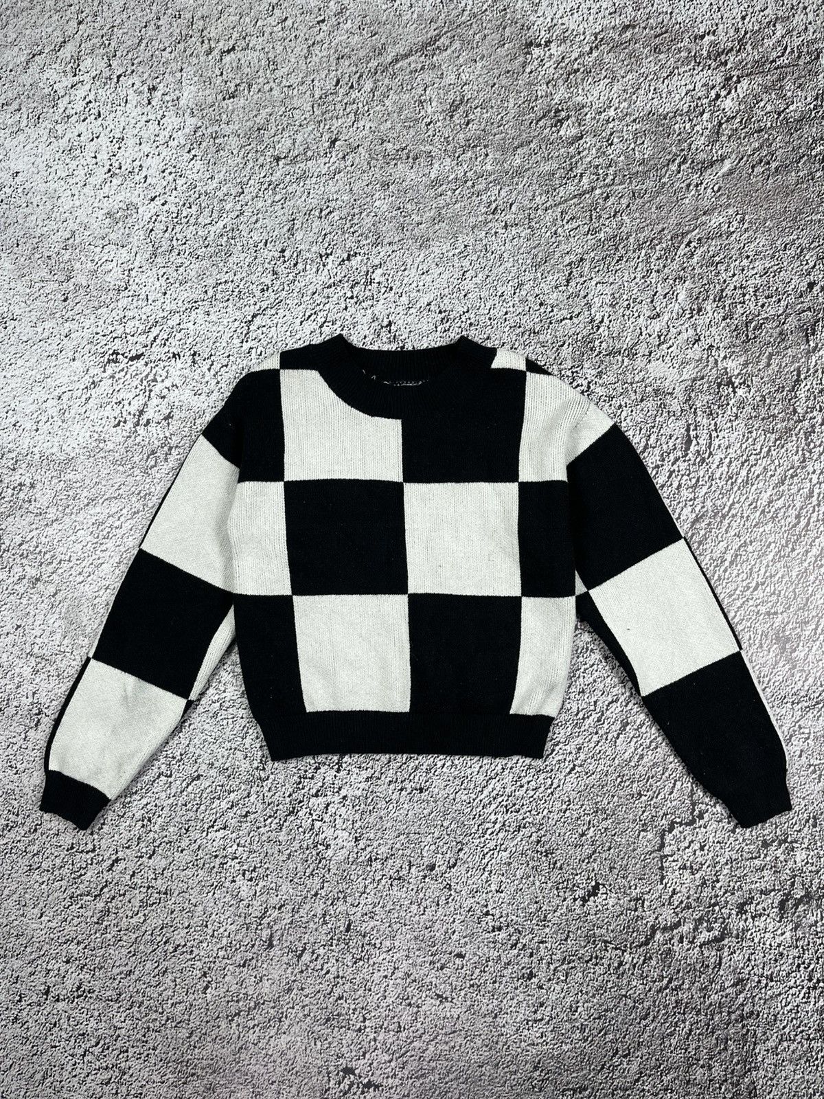 Vintage Vintage Y2K Japanese check cropped sweater opium size S Size S / US 4 / IT 40 - 1 Thumbnail