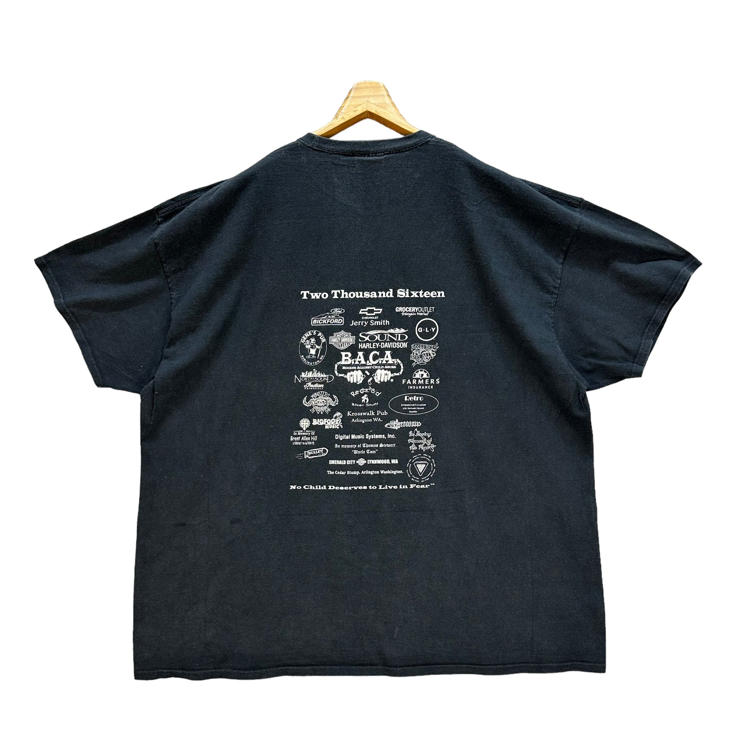 Japanese Brand VINTAGE PORT& COMPANY Skull Big Logo Tees #A6-0144 Size US XXL / EU 58 / 5 - 10 Thumbnail