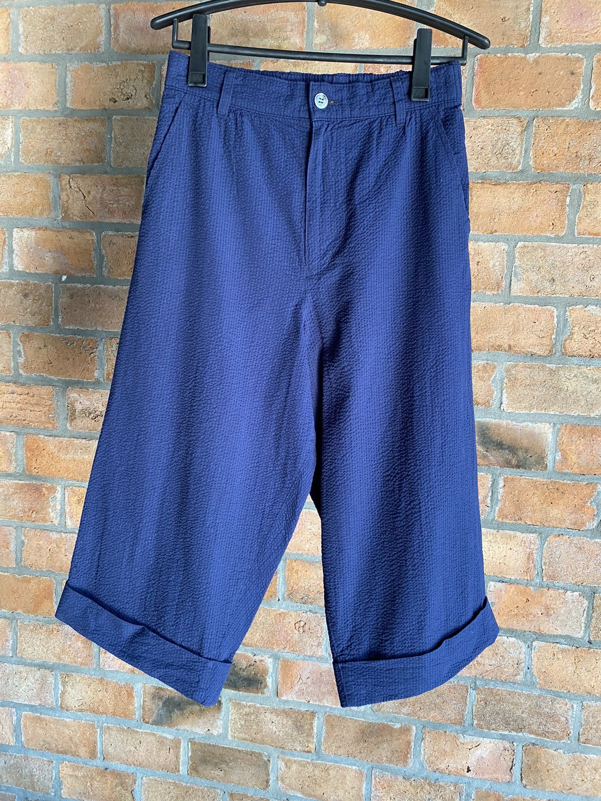 image of Mercibeaucoup Navy Monkey Pants in Blue, Women's (Size 30)