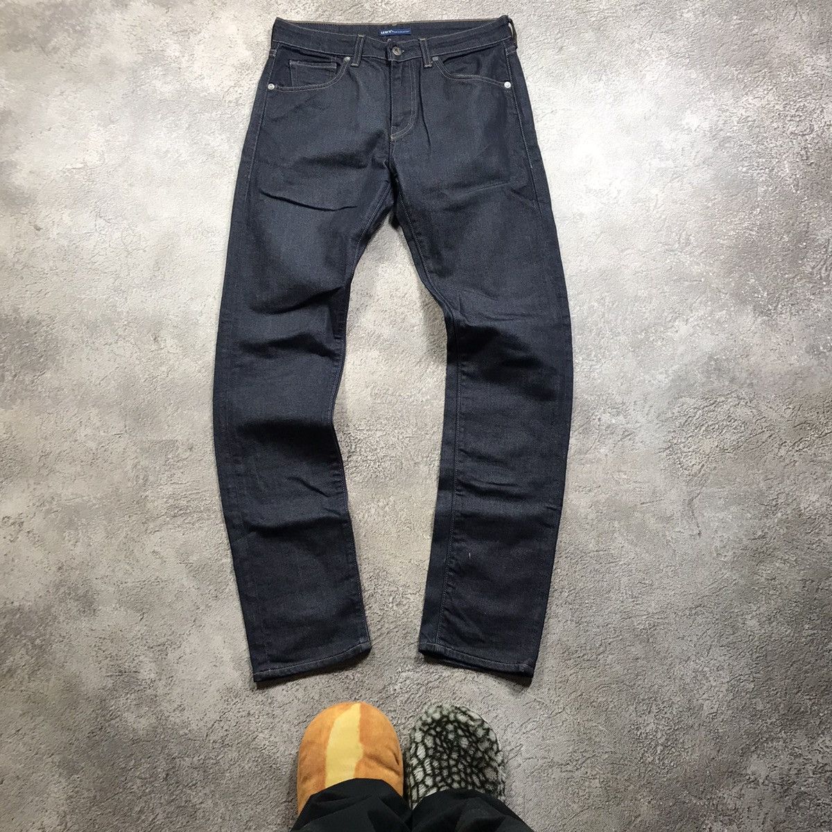 Vintage Vintage 90s Levis Baggy Distressed Black Jeans Grunge 28 Size US 28 / EU 44 - 2 Thumbnail