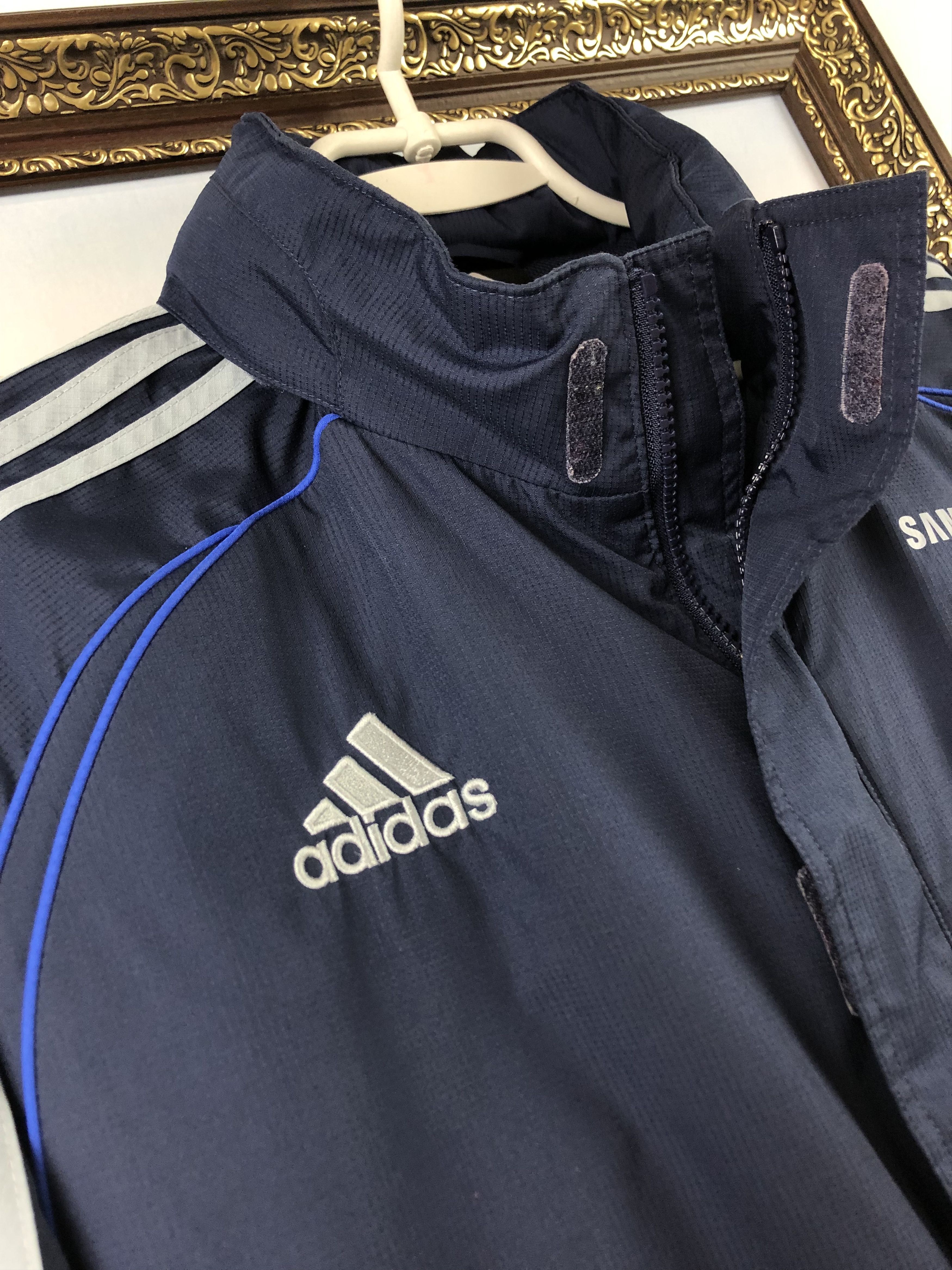 Adidas Vintage Chelsea Football Jacket Soccer Windbreaker Track Size US S / EU 44-46 / 1 - 6 Thumbnail