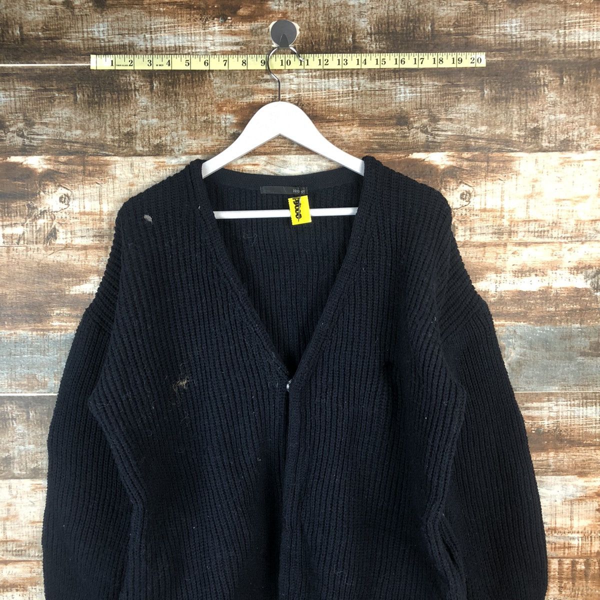 Homespun Knitwear × Japanese Brand Heather Black Cardigan Knitwear #A2000 Size US XL / EU 56 / 4 - 2 Thumbnail