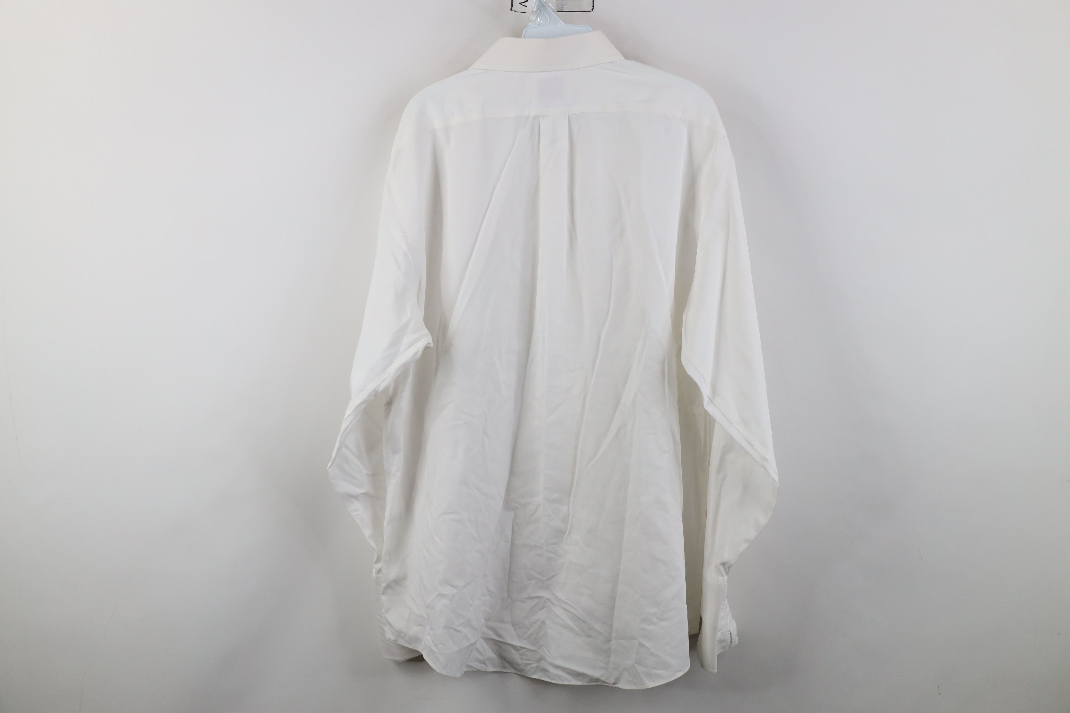Brooks Brothers Vintage 90s Brooks Brothers Cuff Collared Dress Shirt White Size US M / EU 48-50 / 2 - 12 Thumbnail