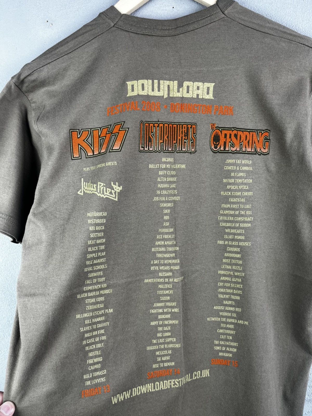 Band Tees Download Festival 2008 Men's T-shirt starworld bulldog kiss Size US L / EU 52-54 / 3 - 6 Thumbnail