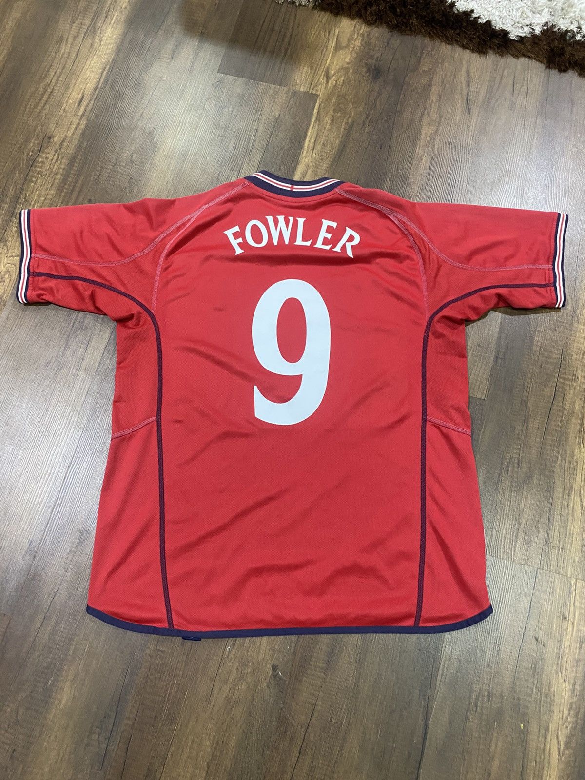Umbro × Vintage Original Umbro 90’s England Jersey Robbie Fowler 9 Size US L / EU 52-54 / 3 - 2 Thumbnail