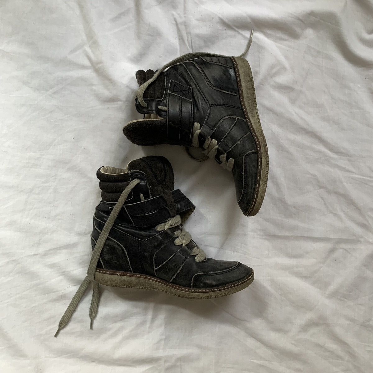 Diesel Rare Diesel Avant Garde Wedge Sneakers / Boots Size US 7 / IT 37 - 1 Thumbnail