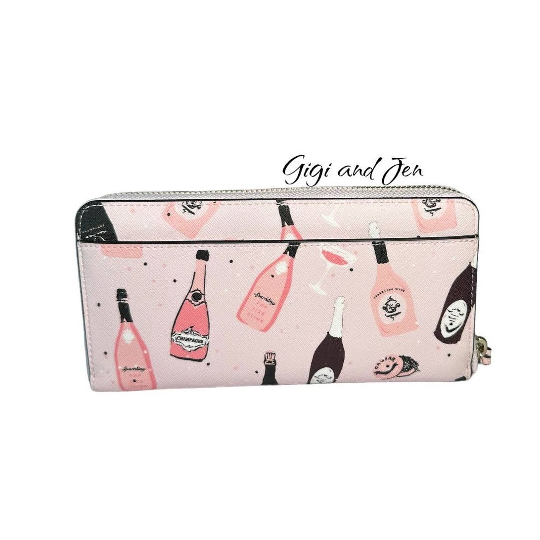 Kate Spade Kate Spade laurel way Neda Champagne Toss Pink Multi Wallet Size ONE SIZE - 3 Thumbnail