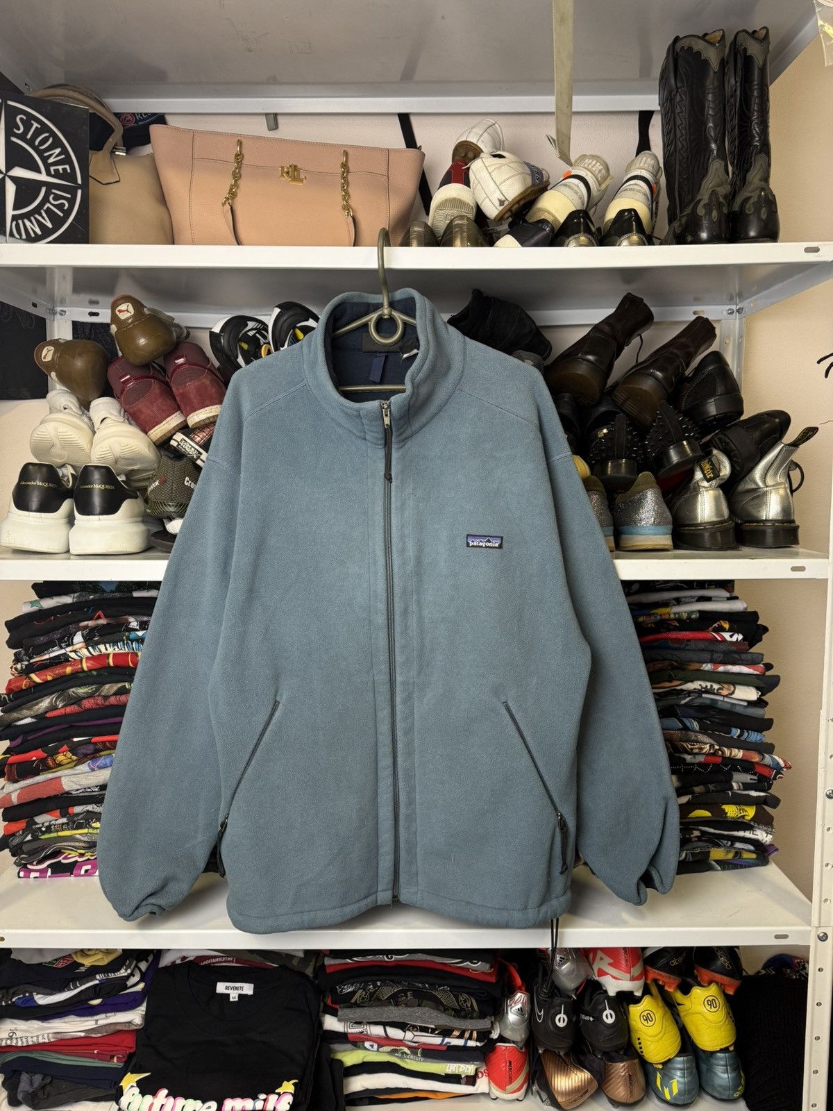Patagonia Vintage Patagonia Synchilla Fleece Pullover Blue Size L Size US L / EU 52-54 / 3 - 1 Thumbnail