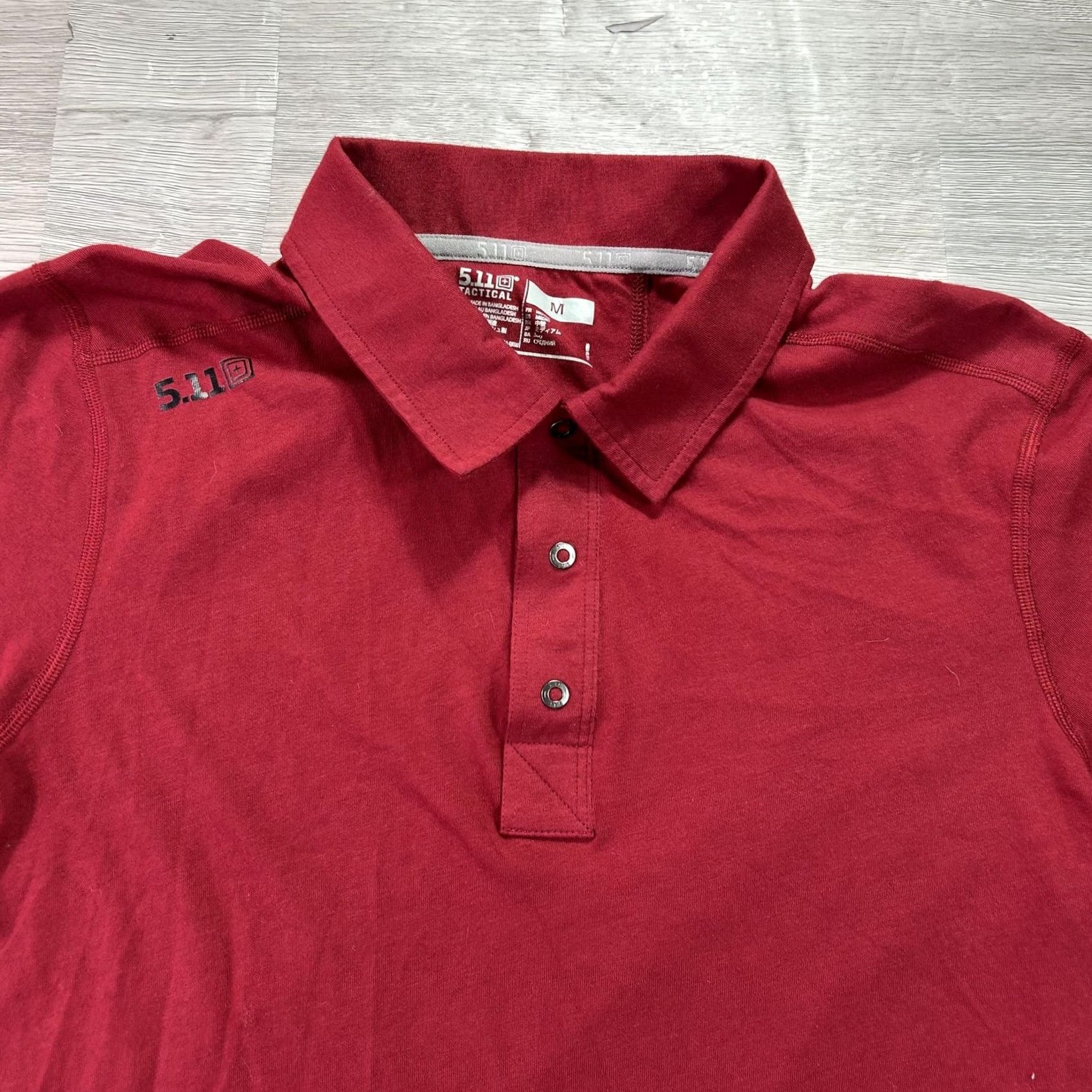 Vintage 5.11 Tactical Polo Shirt Mens M Red Solid Short Sleeve Workwear Casual Size US M / EU 48-50 / 2 - 3 Thumbnail