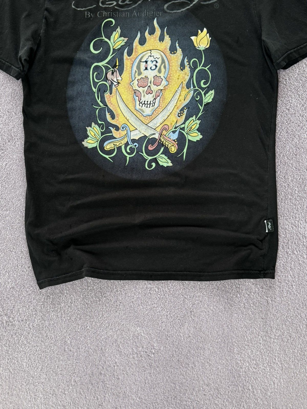 Ed Hardy Ed Hardy Y2K Vintage Streetwear Tattoo T-Shirt Size US XL / EU 56 / 4 - 4 Thumbnail