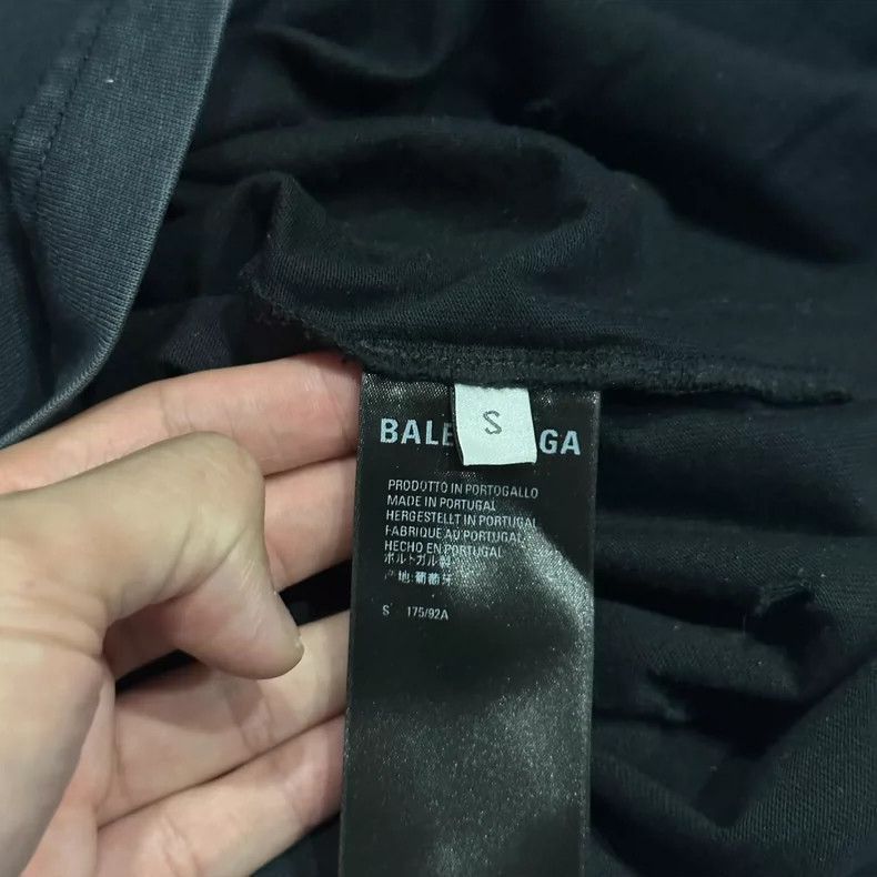 Balenciaga Balenciaga Washed Short Sleeve TShirt-2505 Size US S / EU 44-46 / 1 - 5 Thumbnail