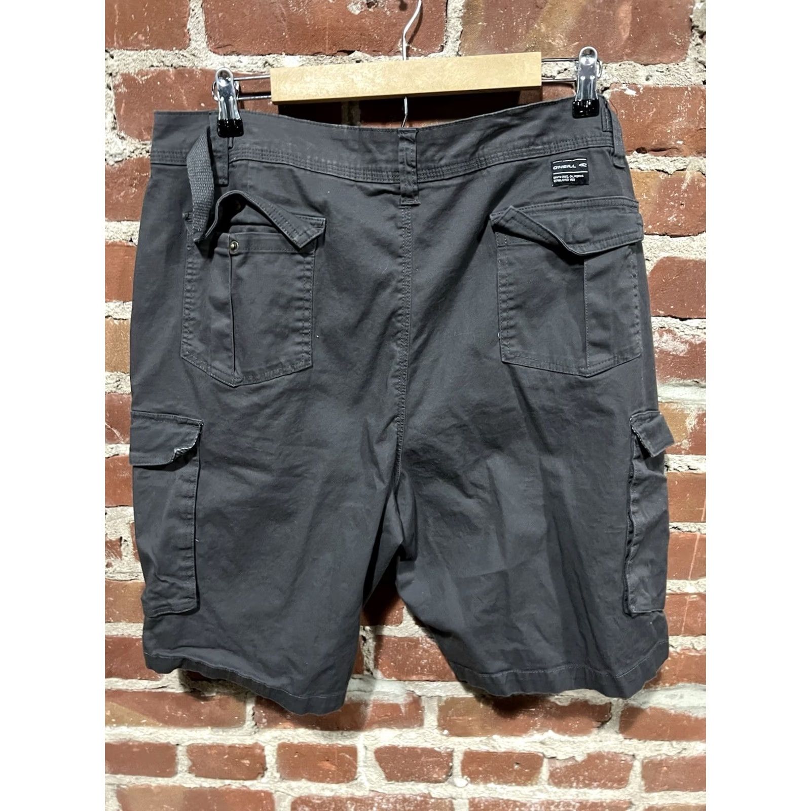 O'Neill Men's Oneill Cargo Shorts 36 Gray Standard Fit Size US 36 / EU 52 - 3 Thumbnail