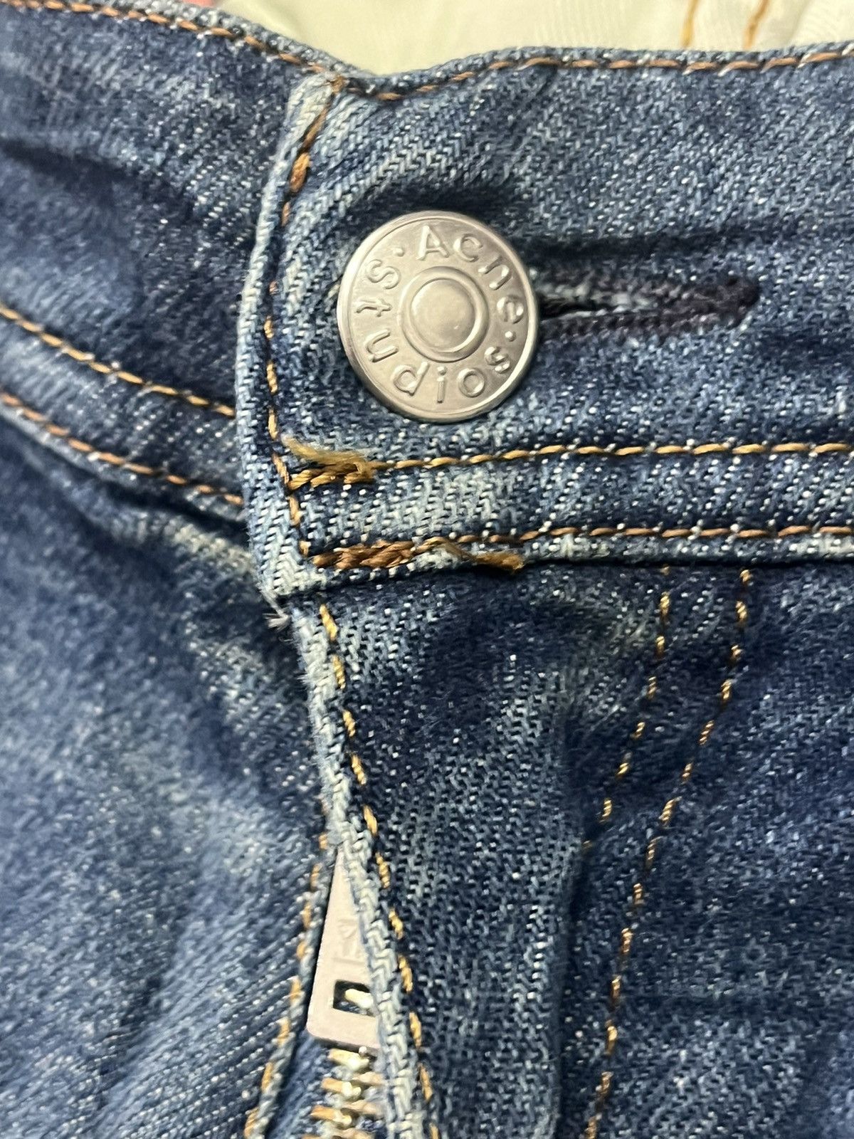 Acne Studios × Designer Acne Studios Jeans Unisex W30L42 Skinny Denim Peg Bla Konst Size US 30 / EU 46 - 4 Thumbnail