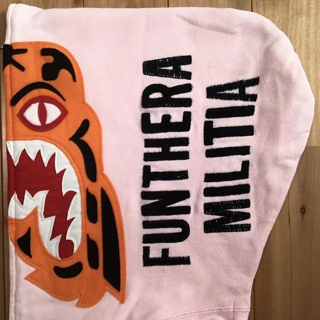 Bape × Nigo 🔥Vintage🔥 BAPE Pink Tiger full zip hoodie a bathing ape NIGO Size US M / EU 48-50 / 2 - 5 Thumbnail