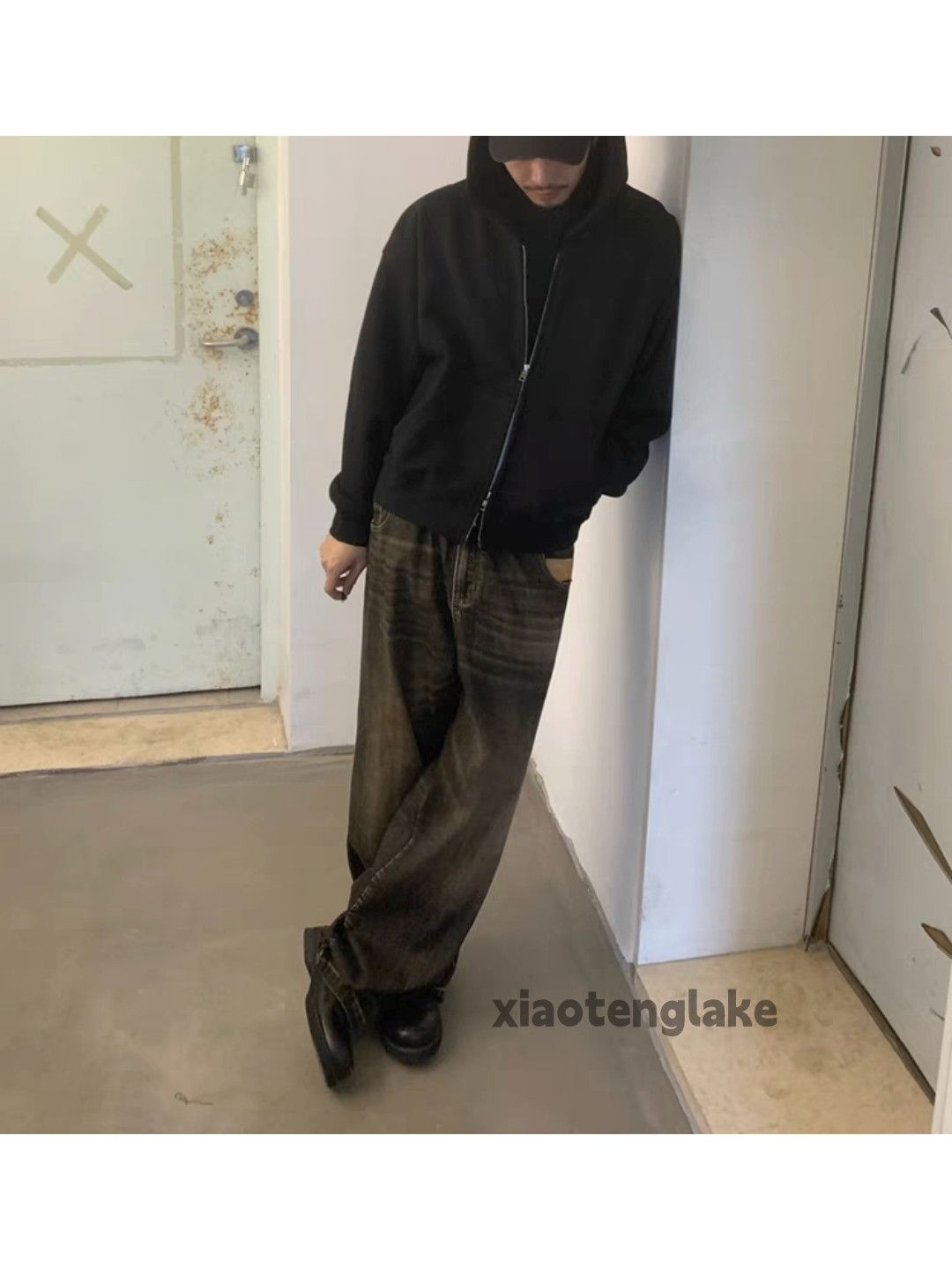 Jean × Vintage washed faded cleanfit y2k loose baggy yuppie jeans Size US 30 / EU 46 - 4 Thumbnail