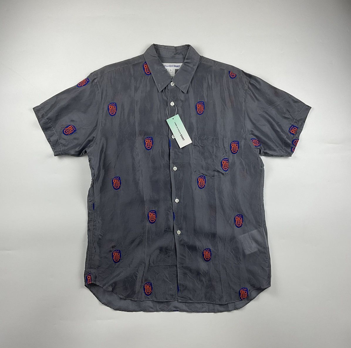 Comme des Garcons Comme des Garcons Mask Embroidered Shirt Size US S / EU 44-46 / 1 - 1 Thumbnail