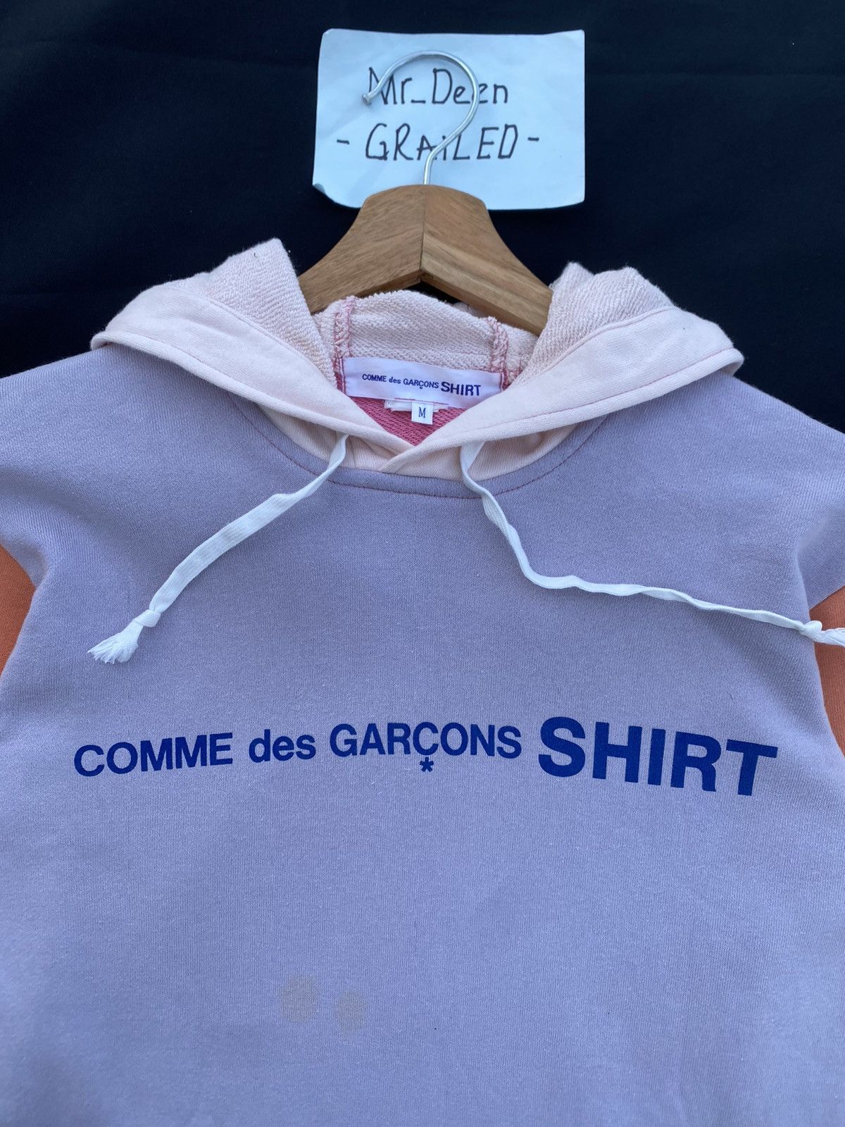 Comme des Garcons Rare Vintage COMME des GARCONS SHIRT Spellout Hoodie Size US M / EU 48-50 / 2 - 12 Thumbnail