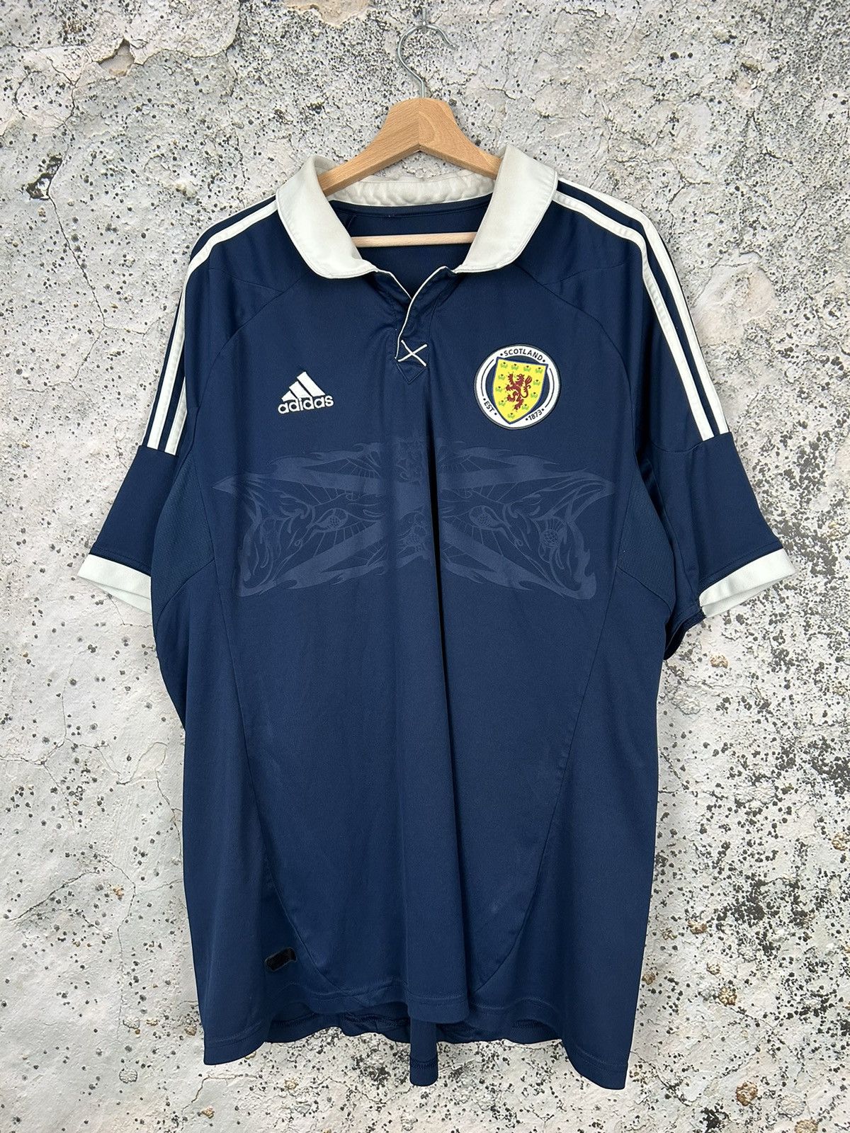 Vintage Scotland Adidas Soccer Jersey 2011 Football Retro