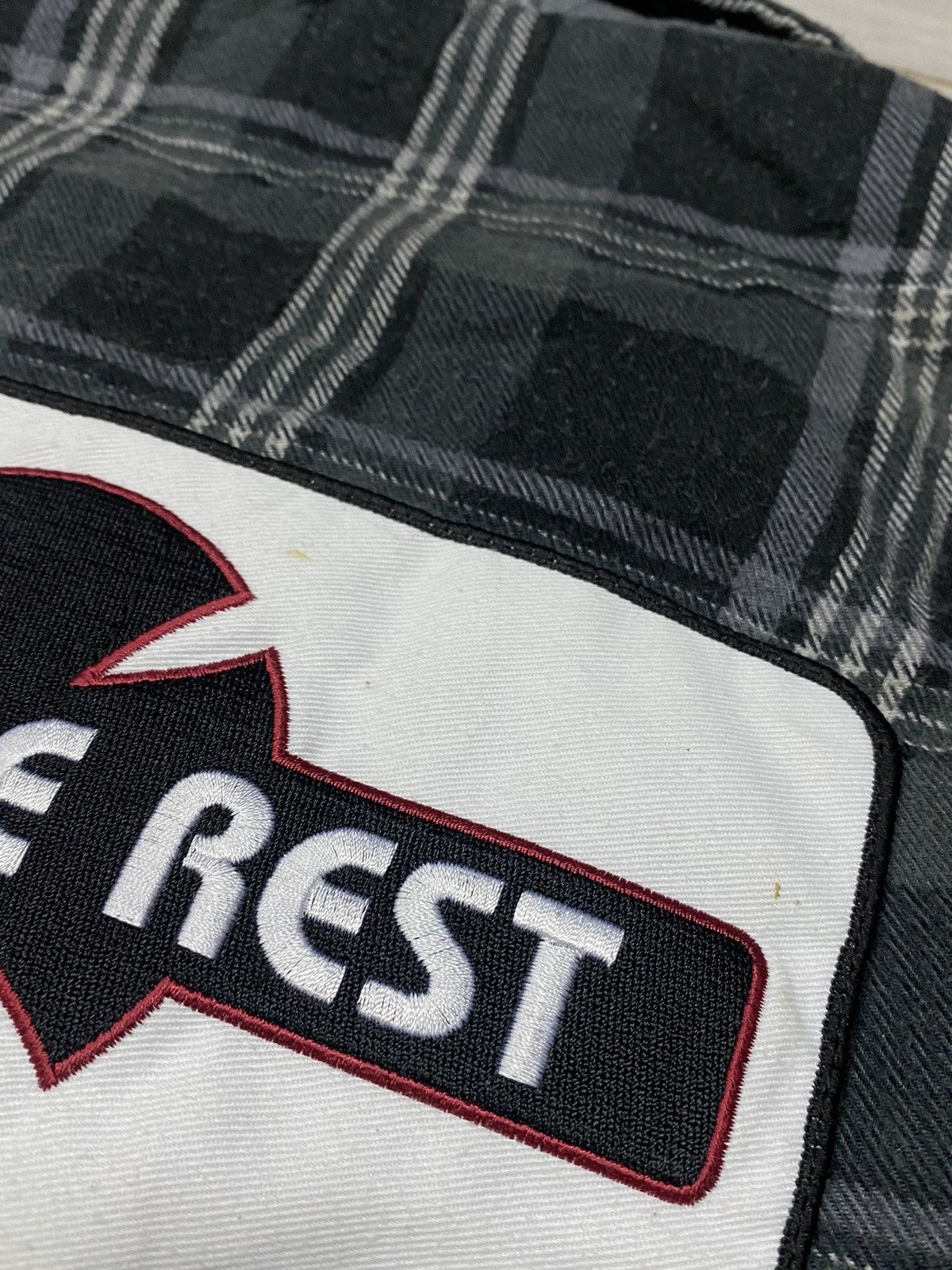 Supreme Supreme Independent Quilted plaid Flannel Shirt (FW17 