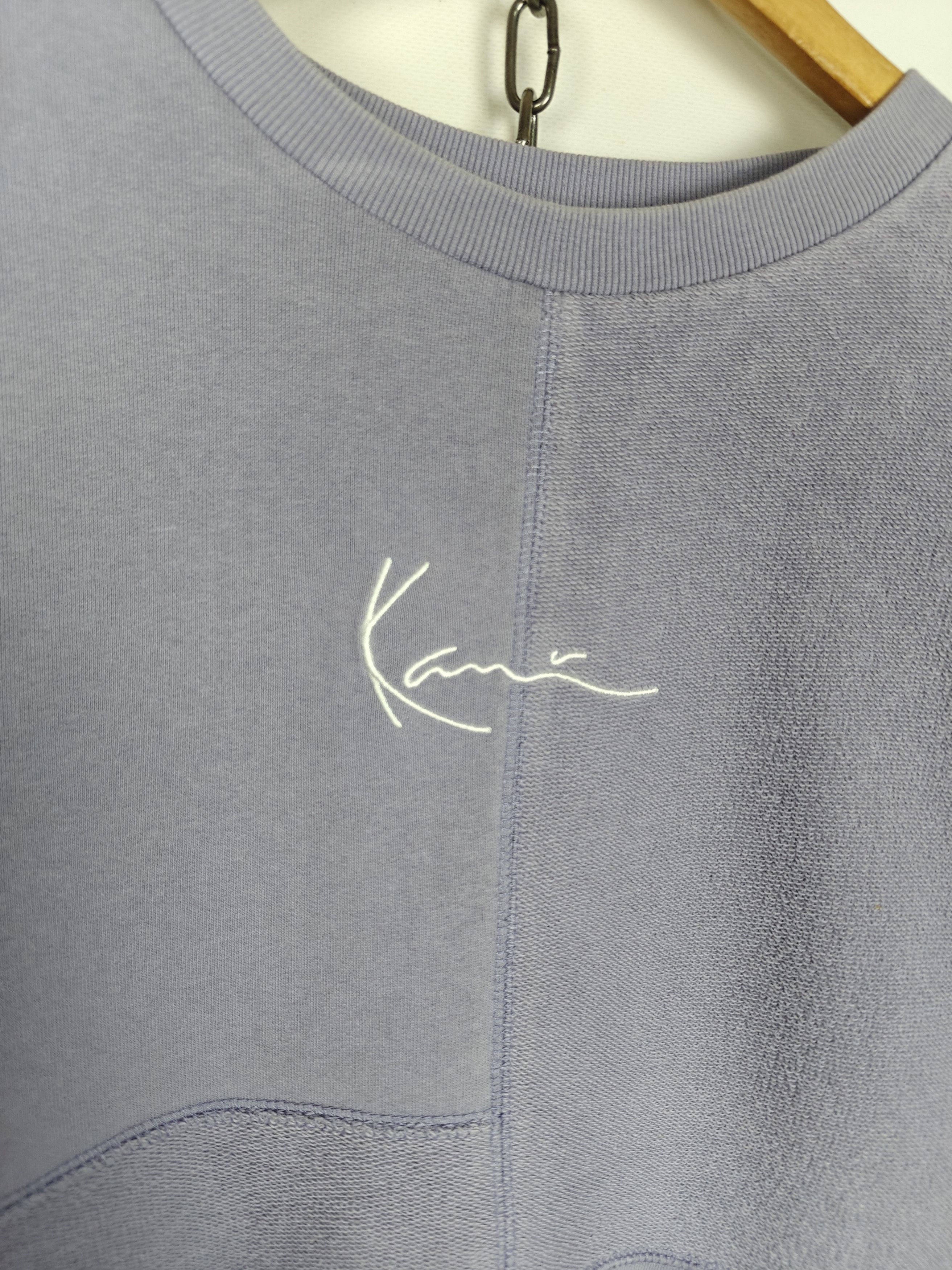 Karl Kani Karl Kani Sweatshirt Crewneck Center Logo Lavender size L Size US L / EU 52-54 / 3 - 6 Thumbnail