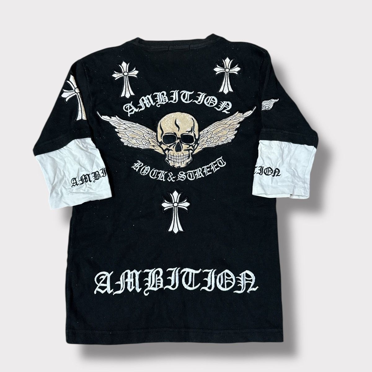 If Six Was Nine Be Ambition Chrome Hearts Style Tshirt Size US M / EU 48-50 / 2 - 5 Thumbnail